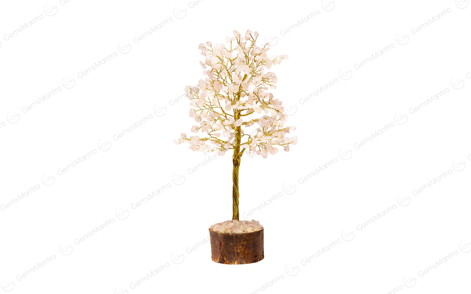 Large Rose-quartz Crystal Tree