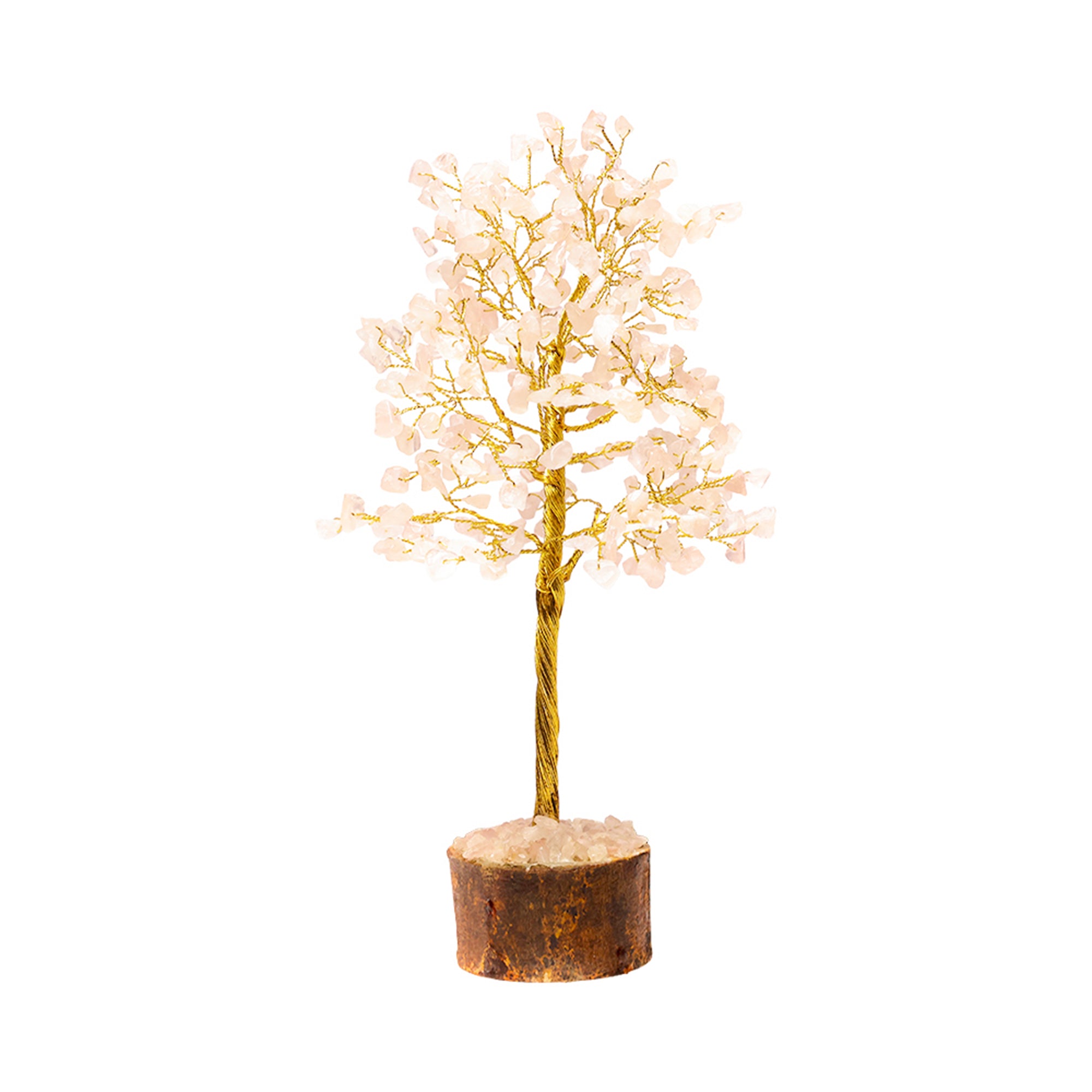 Rose Quartz Crystal Tree – Large, for Vastu