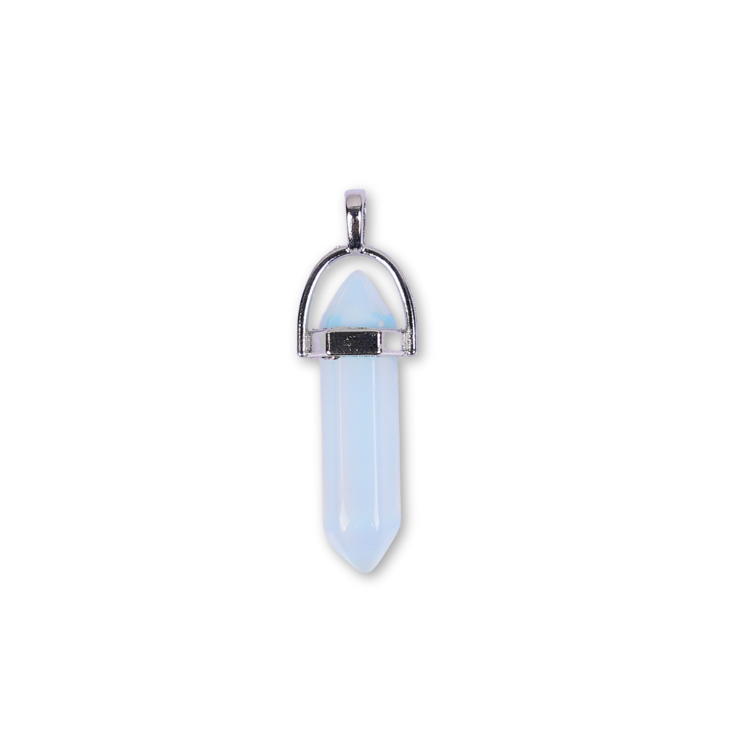 Opalite Double Terminated Pencil Pendant