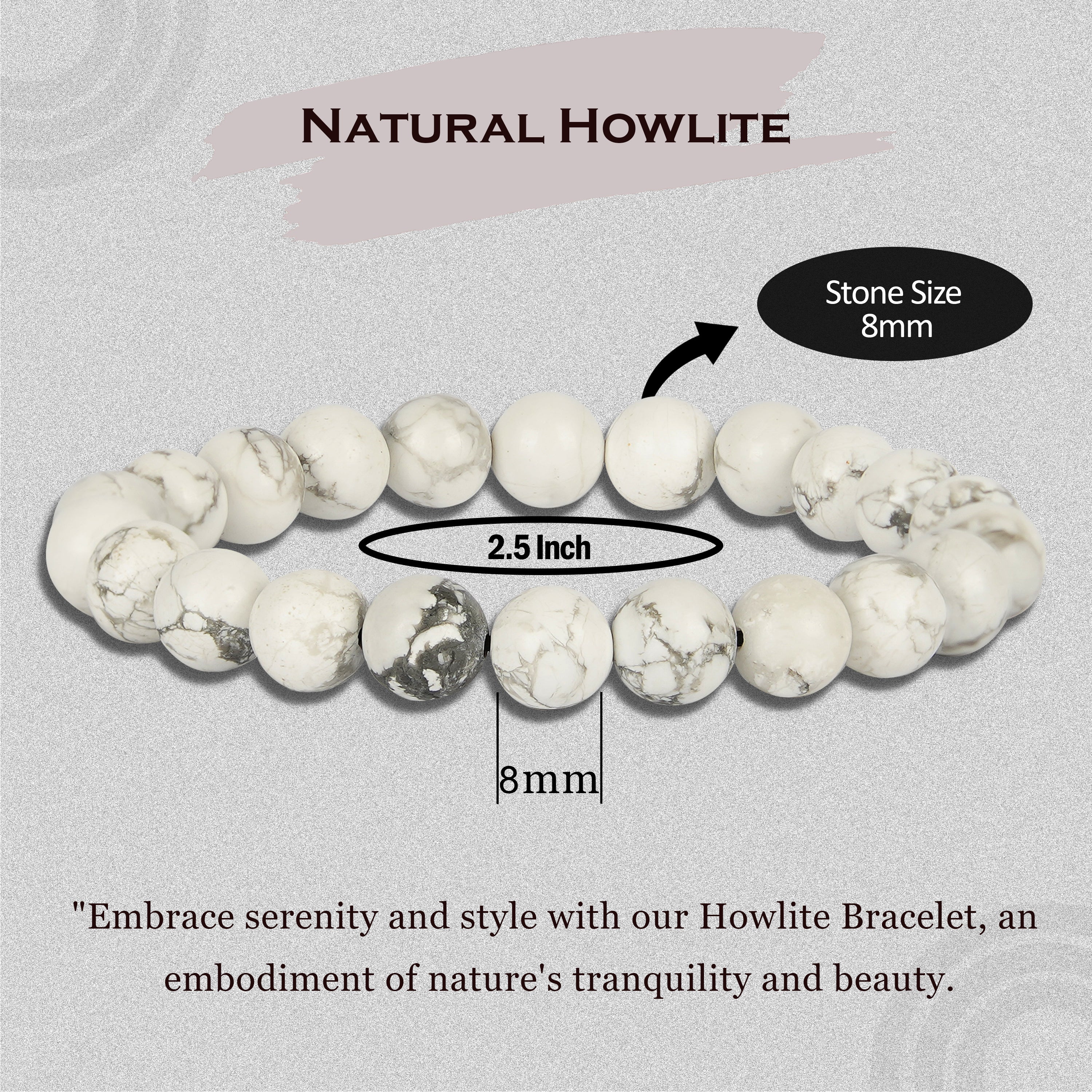 Howlite Bracelet – Studd Muffyn