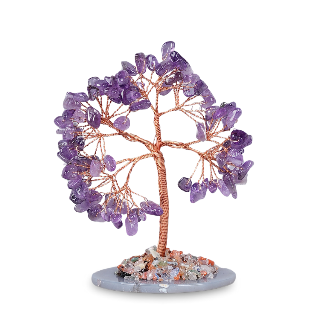 Amethyst Crystal Tree (With Plate Base)