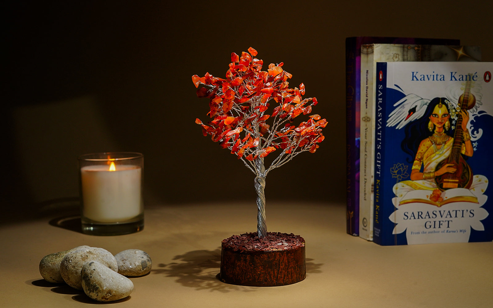 Large Carnelian Crystal Tree