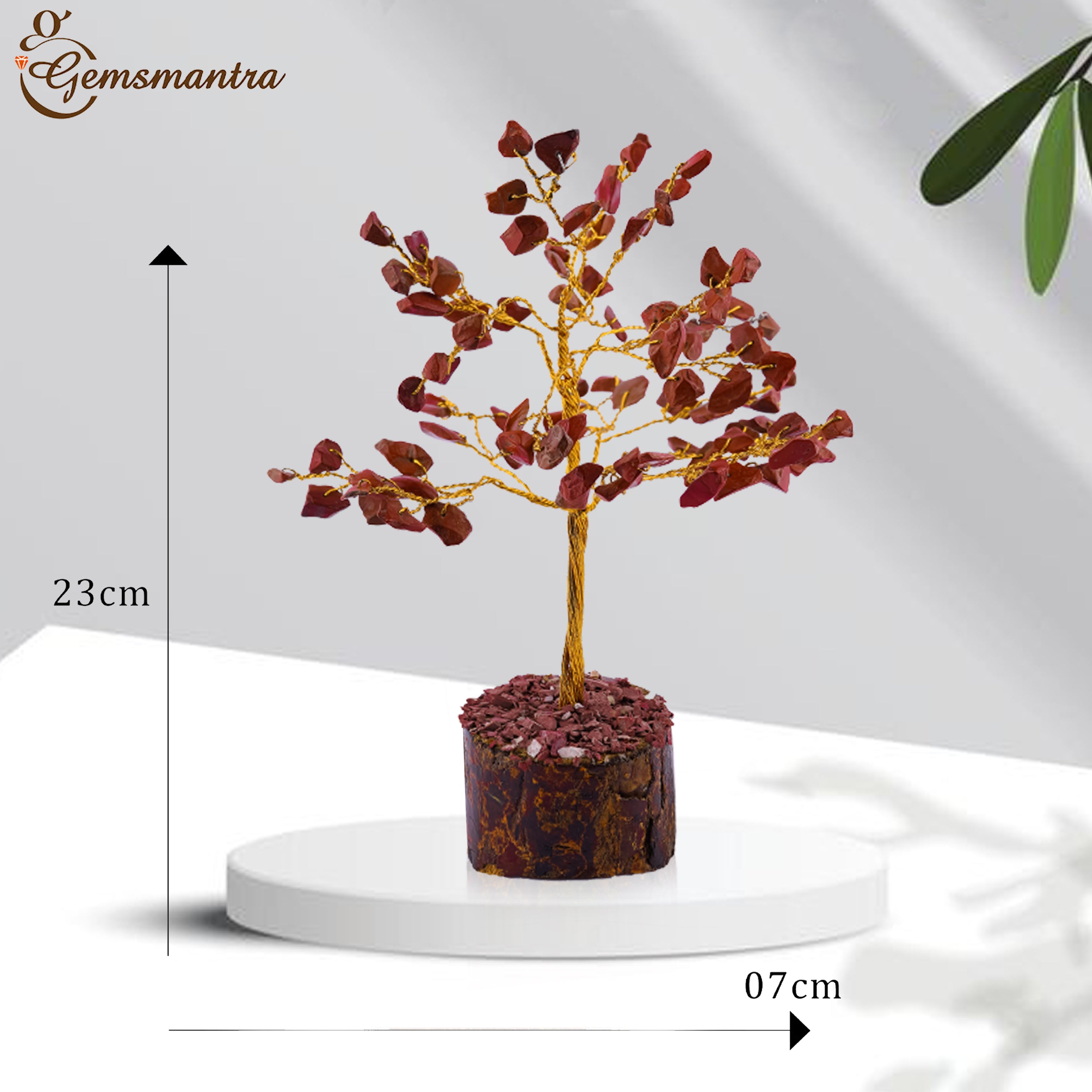 Small Red Jasper Crystal Tree