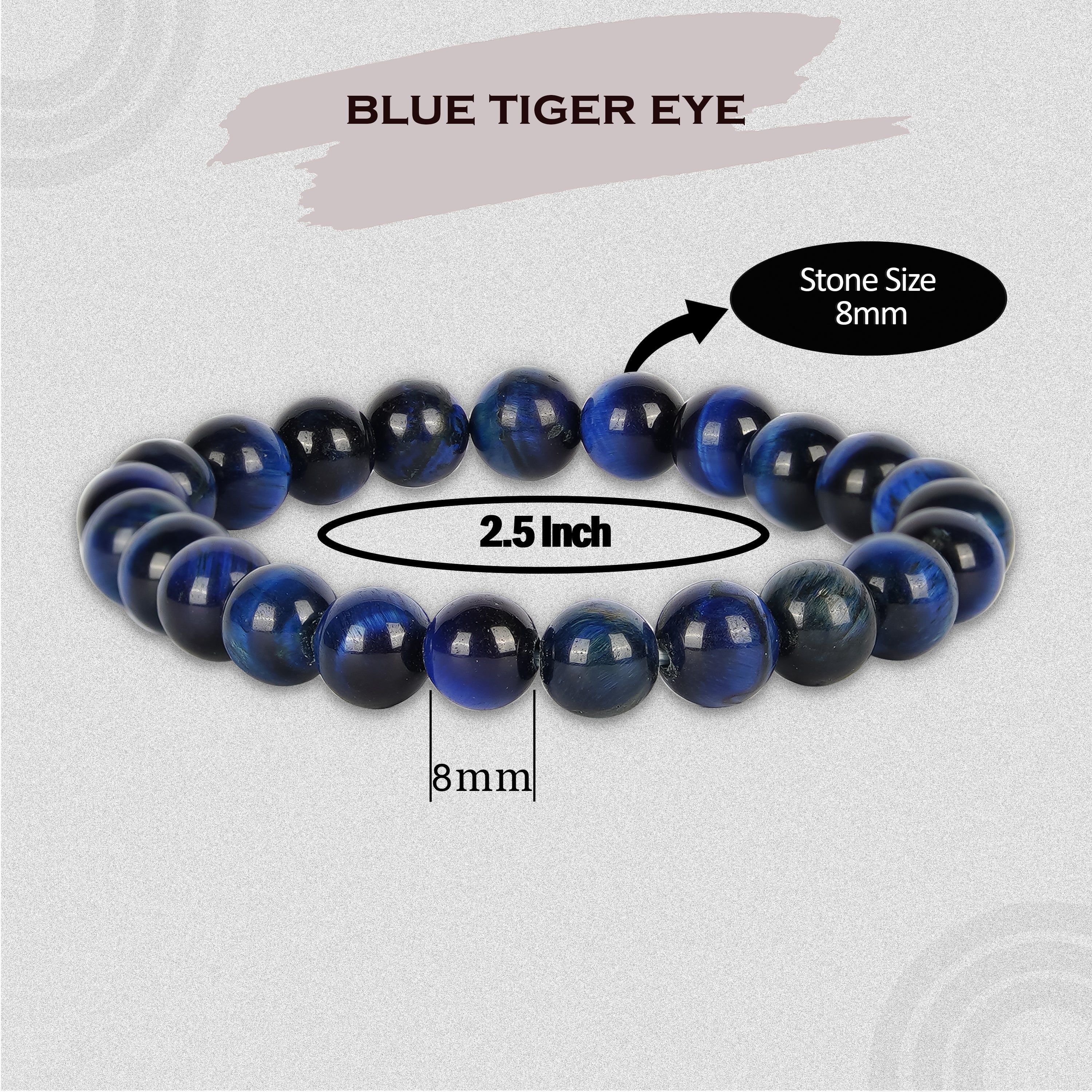 Blue Tiger Eye Bracelet