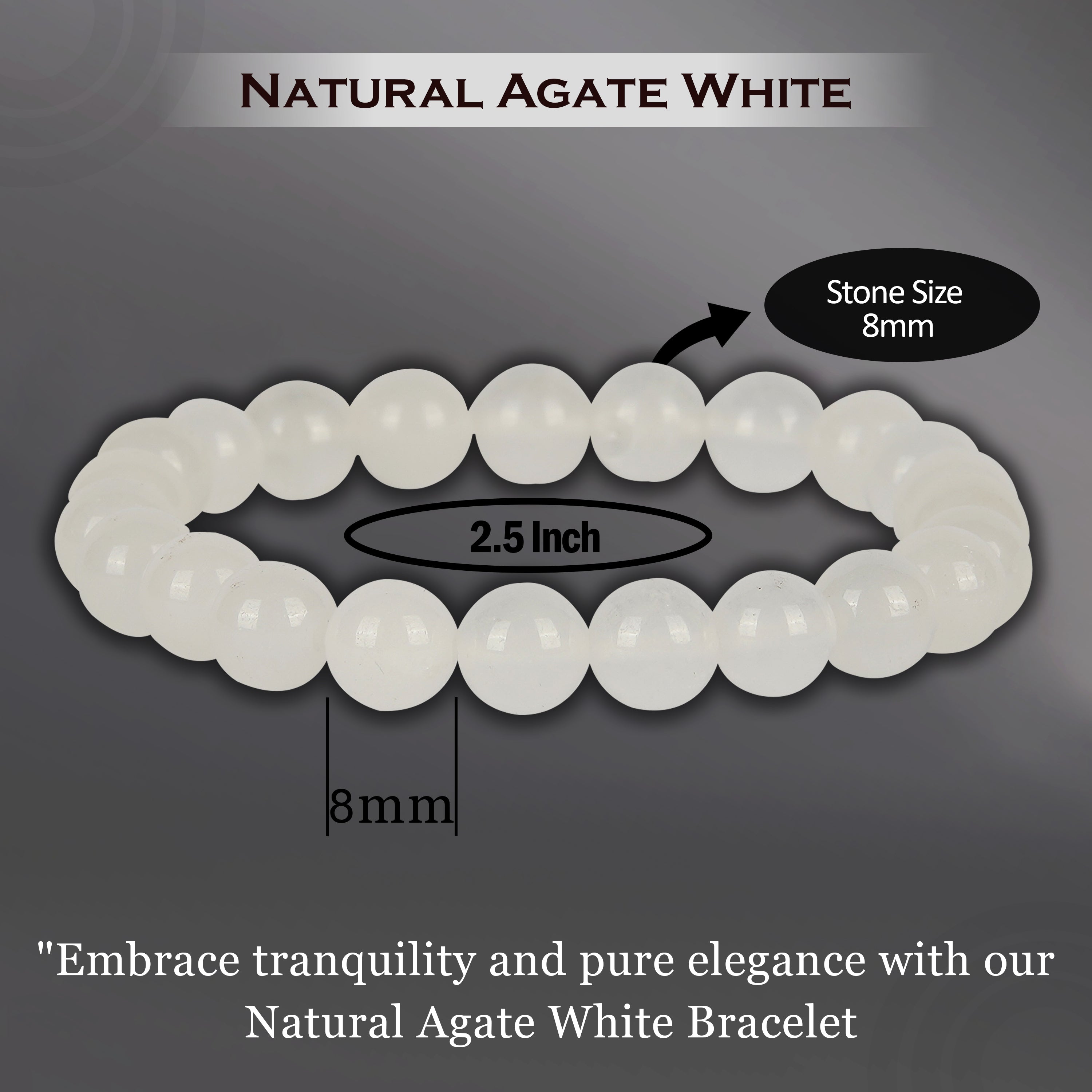 Agate (White) Bracelet