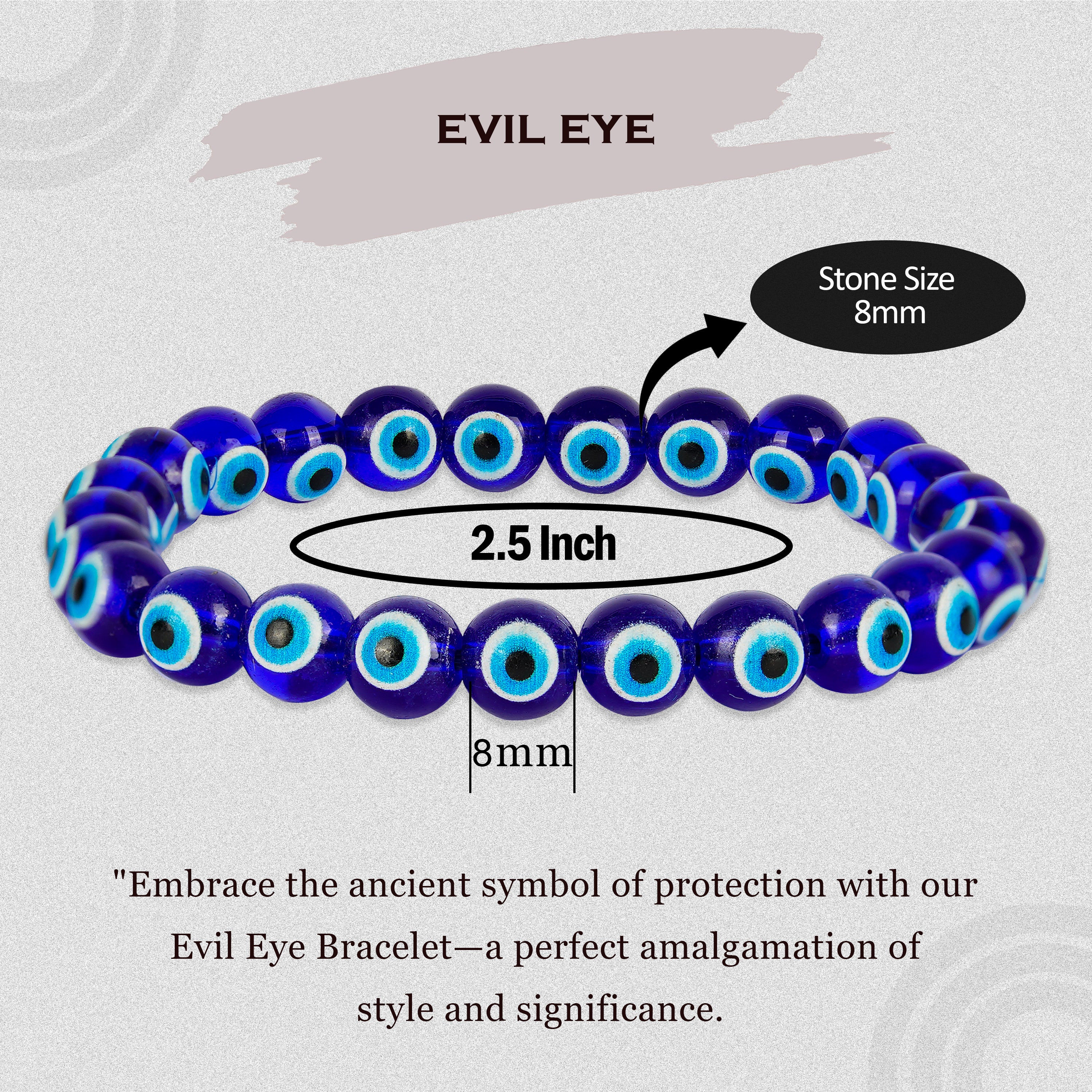 Gold Mariner Evil Eye Crystal Ankle Bracelet - Pick Your Plum