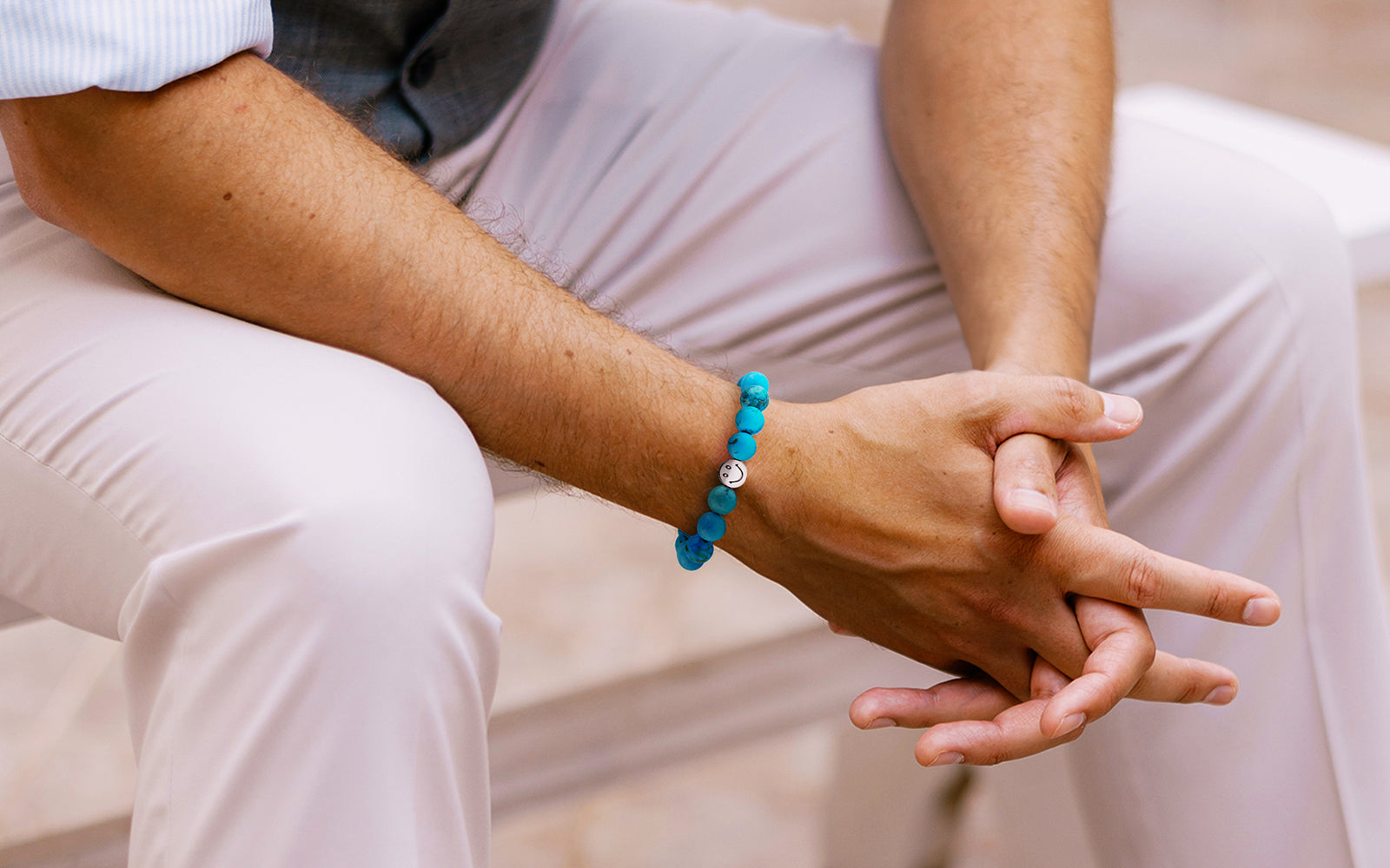 Smile Bracelet  Turquoise