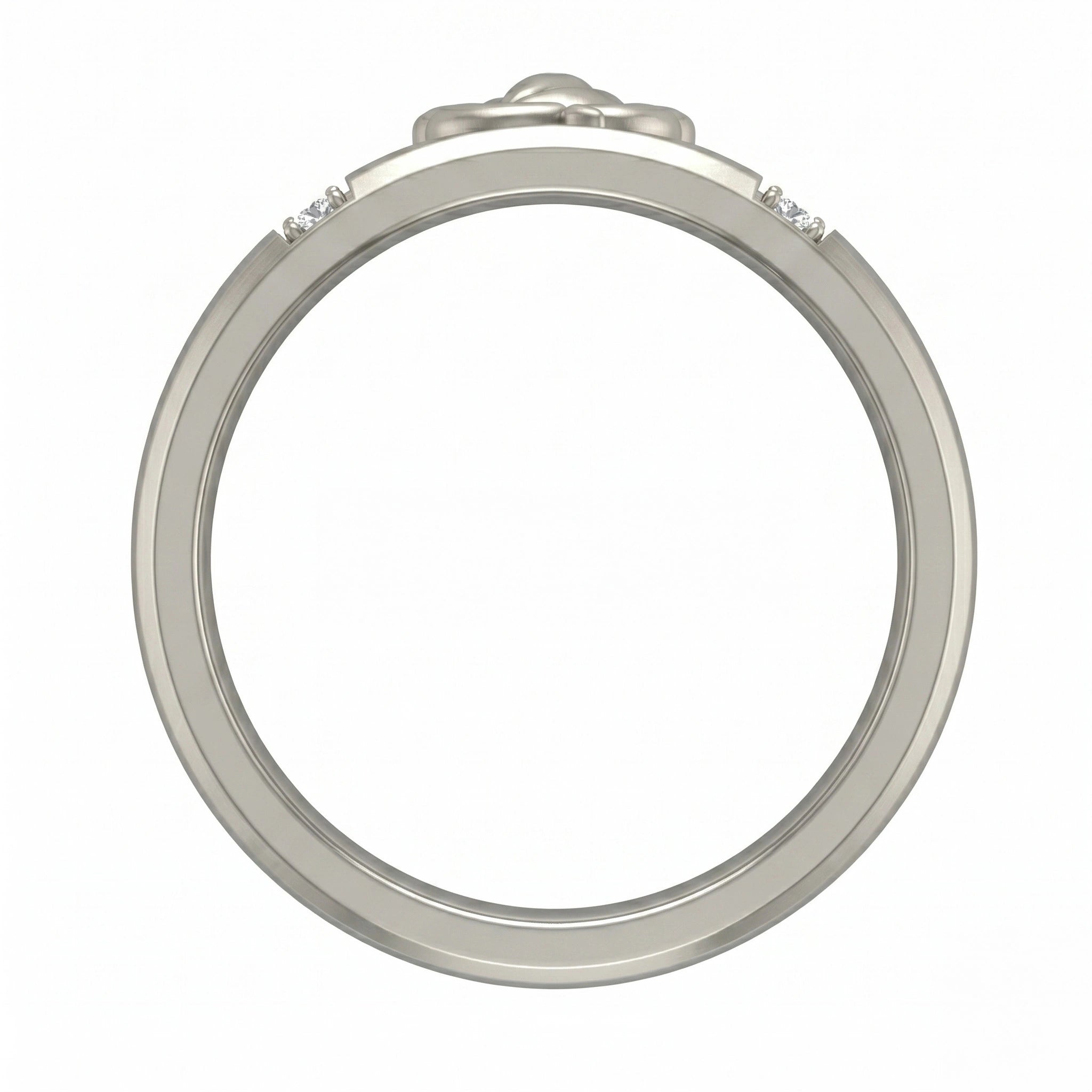 Ganesh Engraved Silver Ring