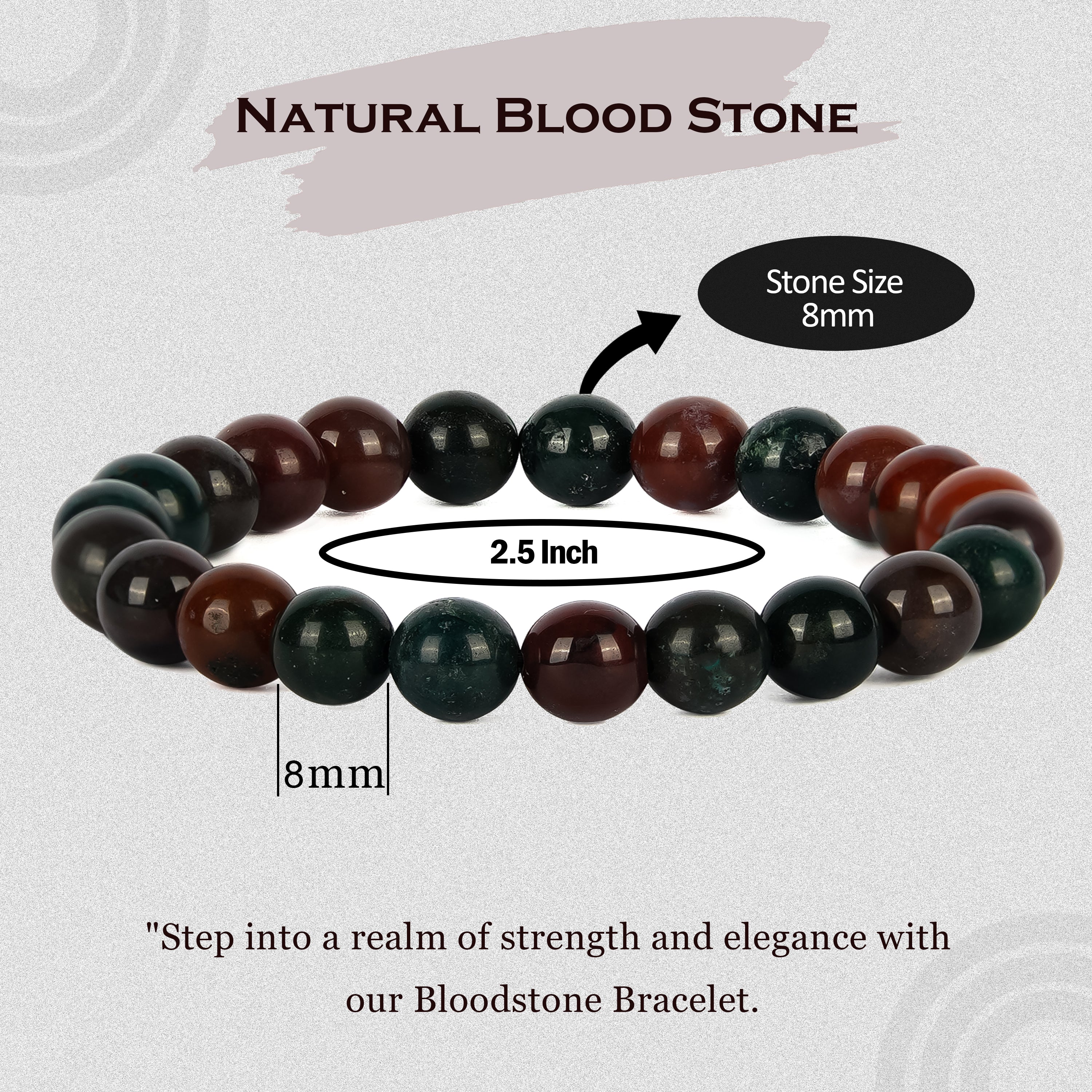 Dragon Blood Stone Bracelet For Strength