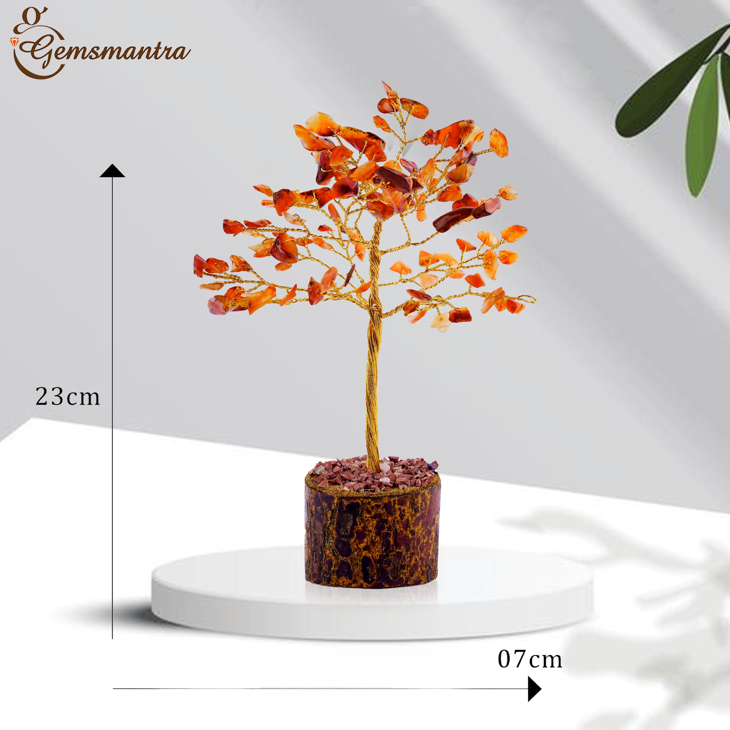 Small Carnelian Crystal Tree