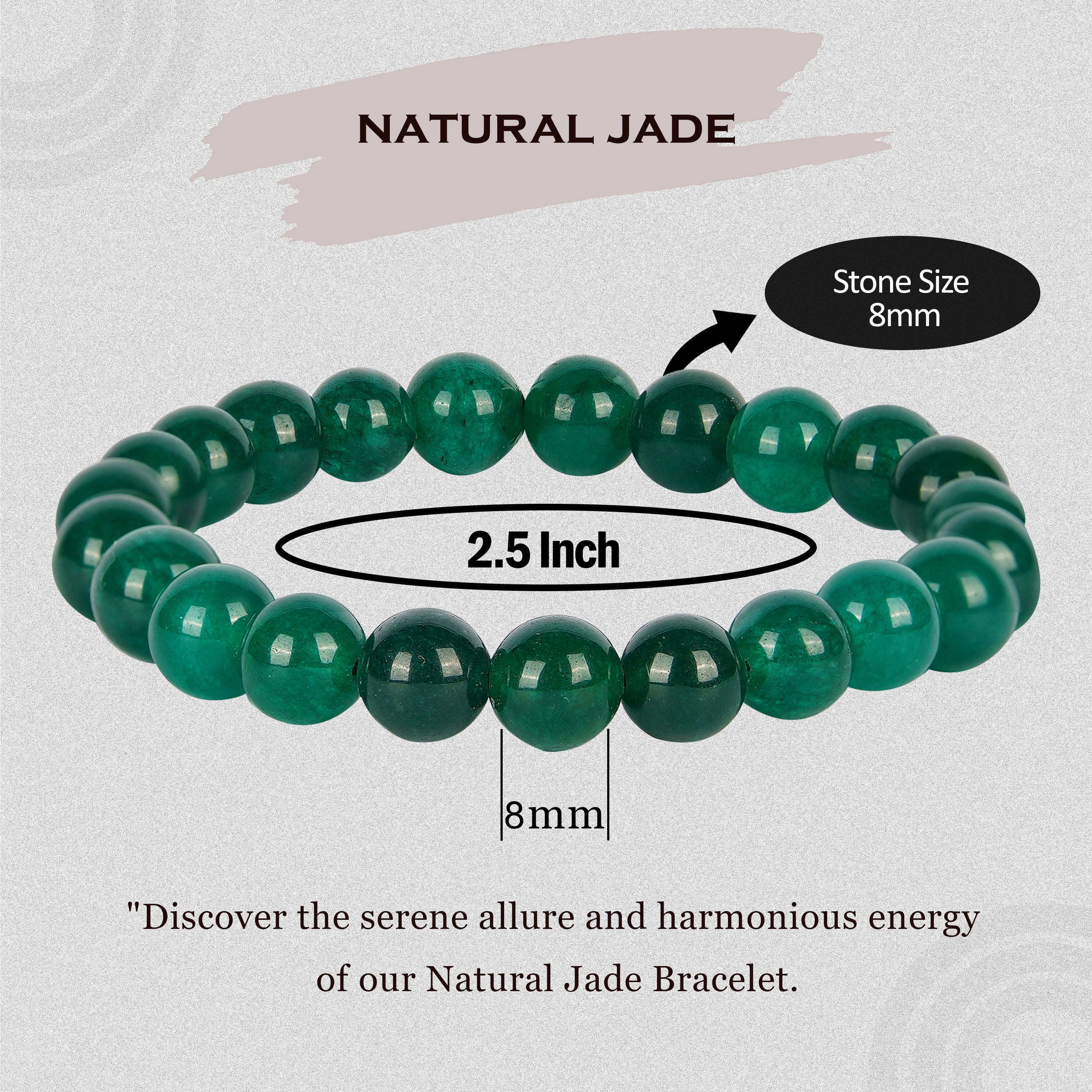 Natural Jade Bangle Women Bracelet Round untreated polished glossy Green  55mm | eBay