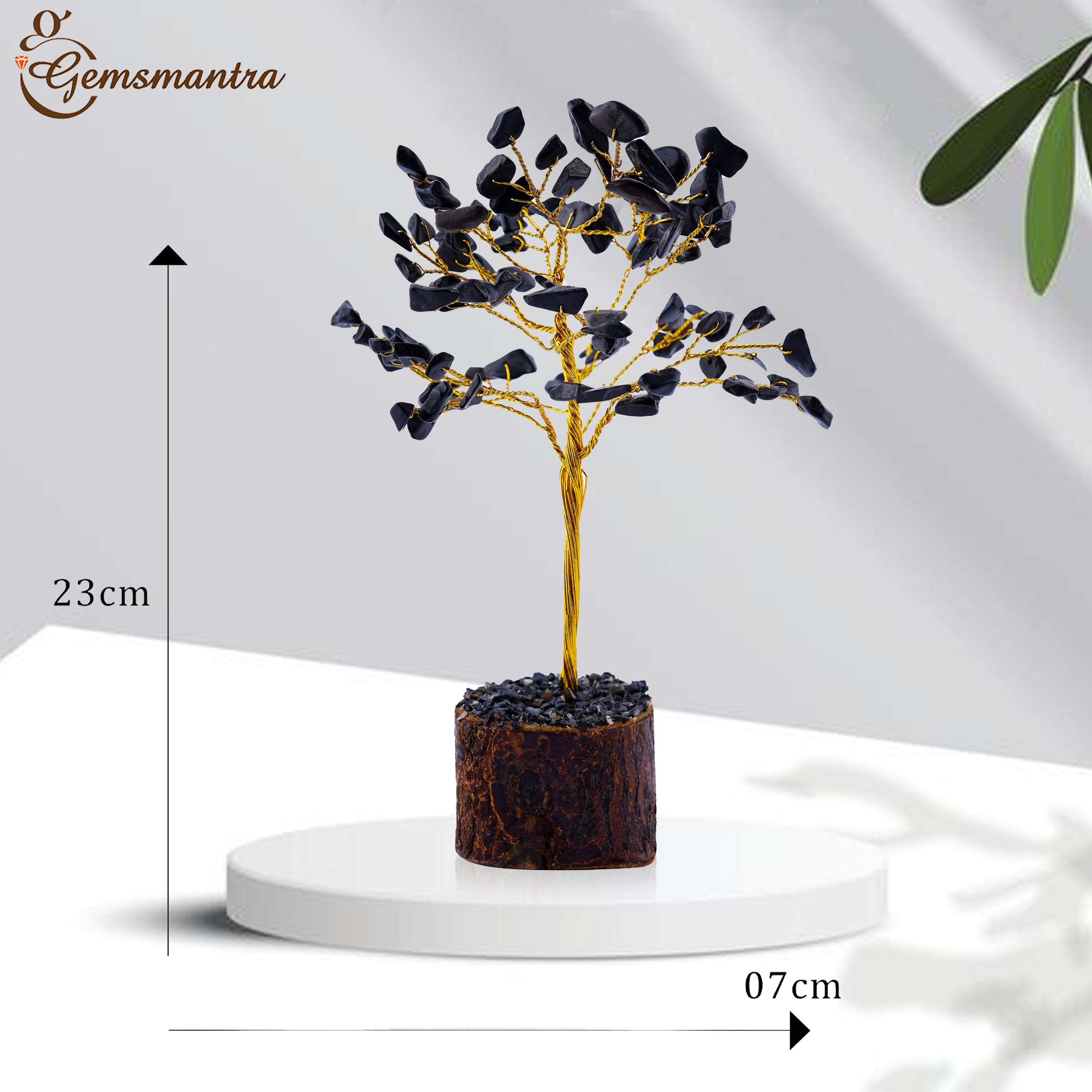 Small Black Agate Crystal Tree