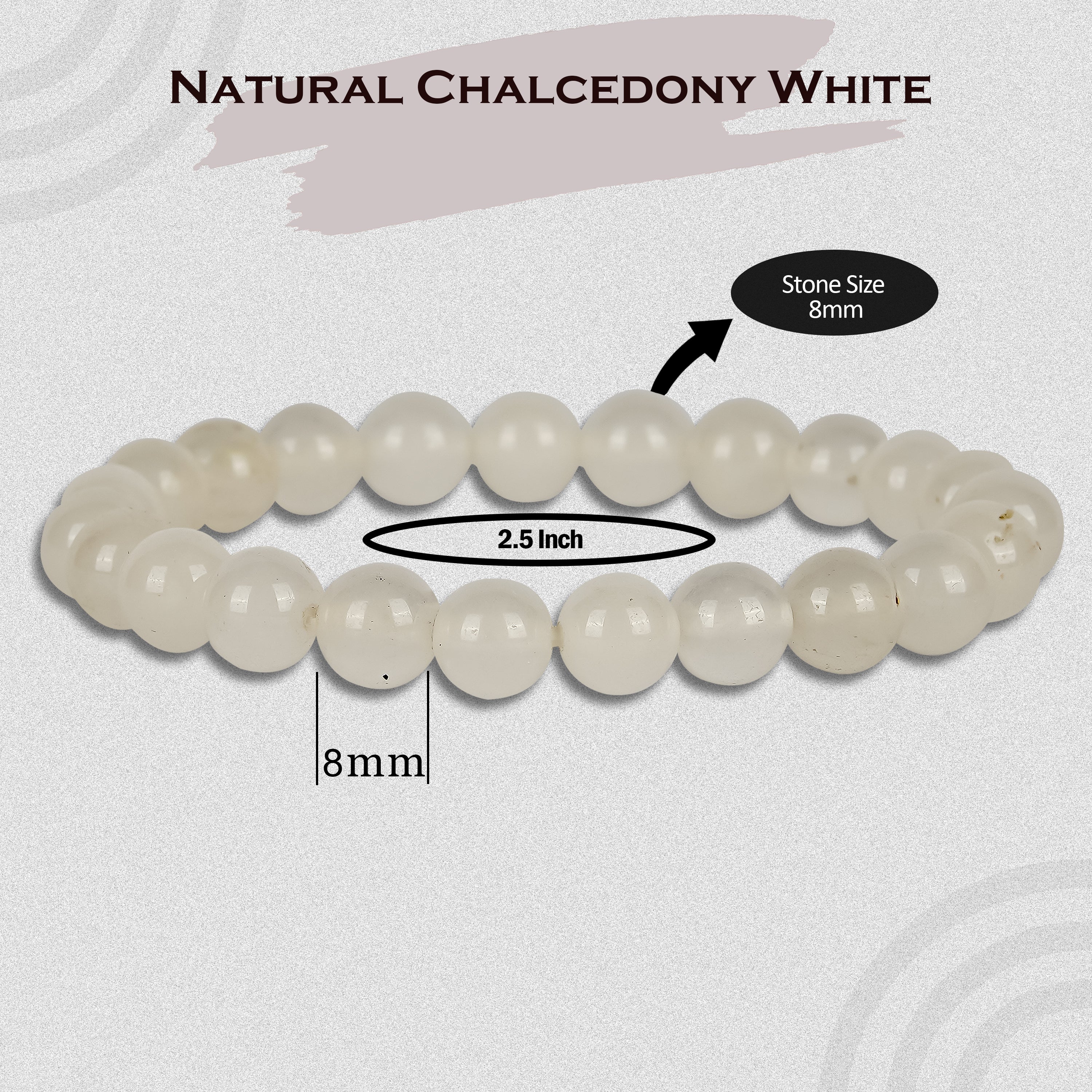 Chalcedony (Hakik) Bracelet