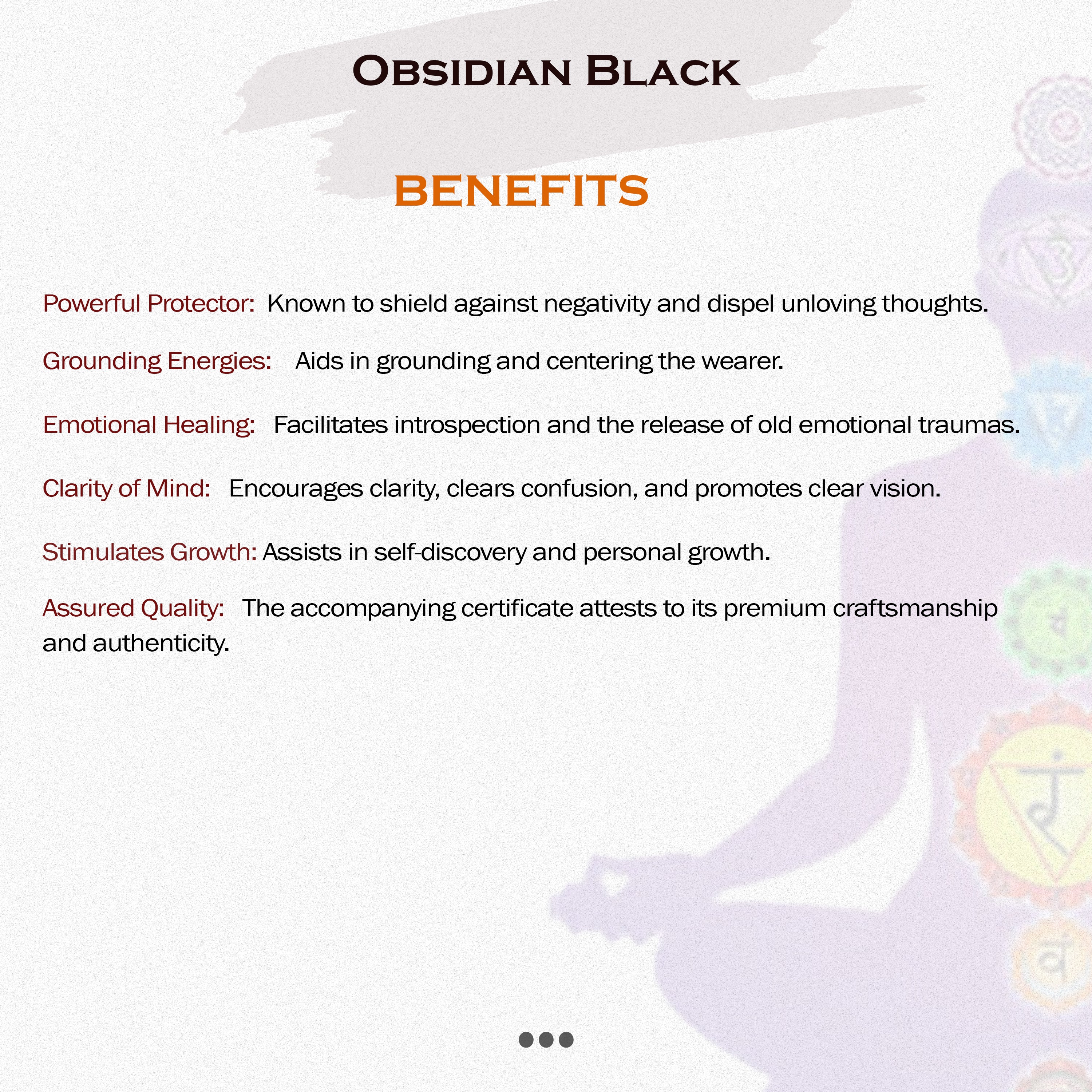 Obsidian (Black) Bracelet