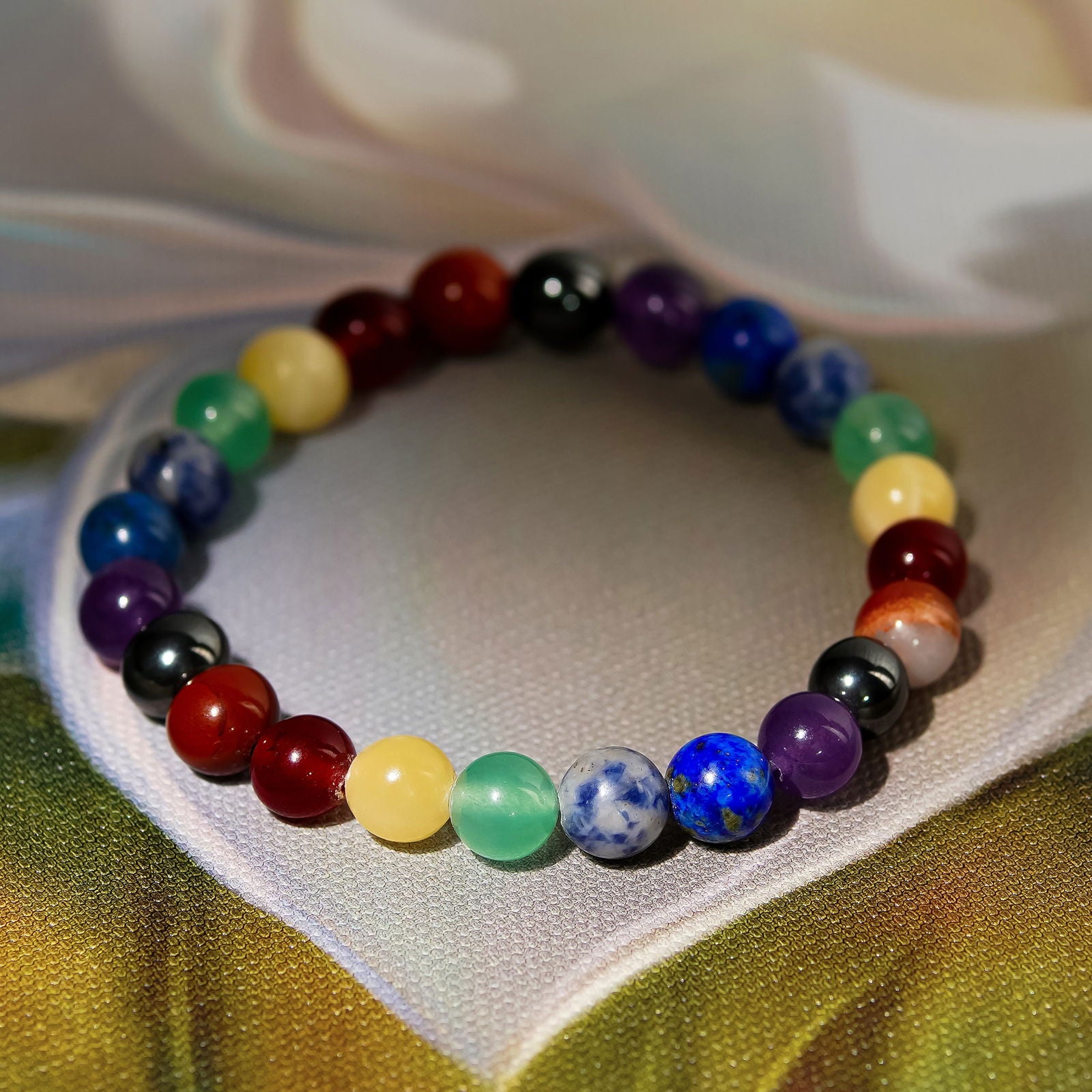 7 Chakra Bracelet - Gemsmantra