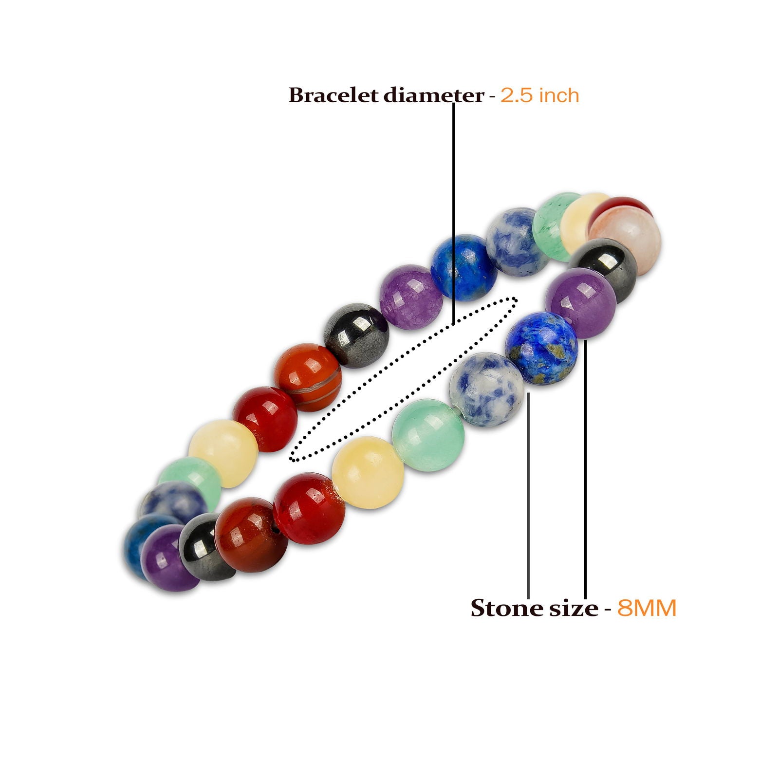 7 Chakra Bracelet - Gemsmantra