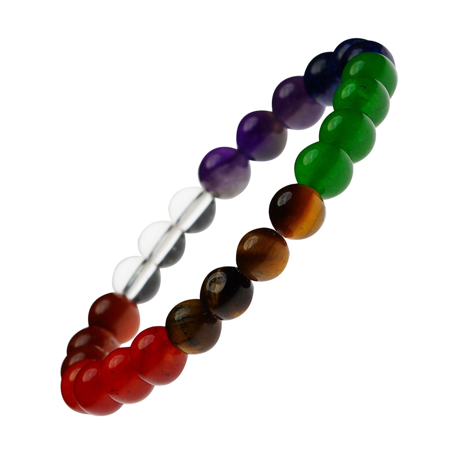 7 Chakra Jasper Bracelet - Gemsmantra