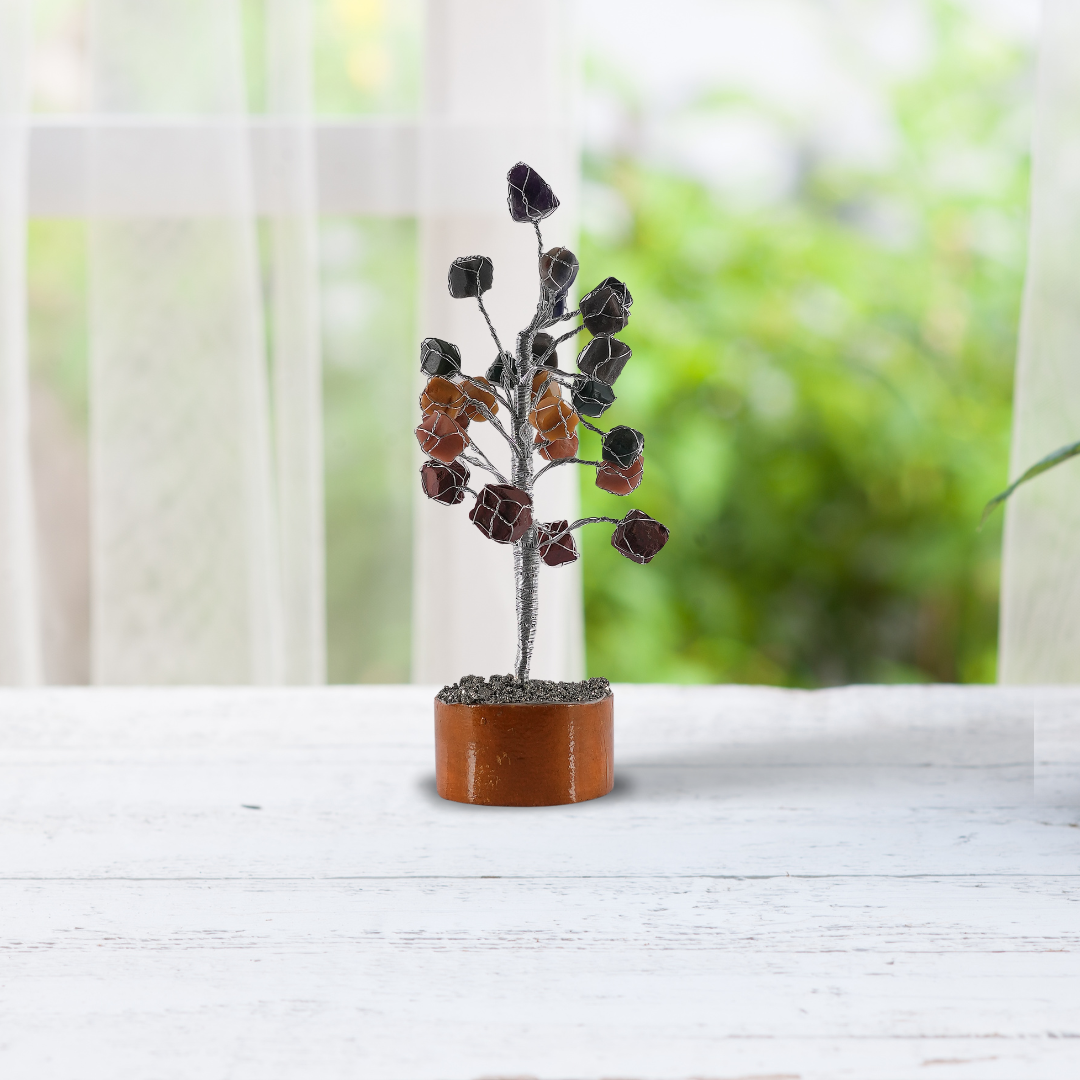 Seven Chakra Raw Stone Tree