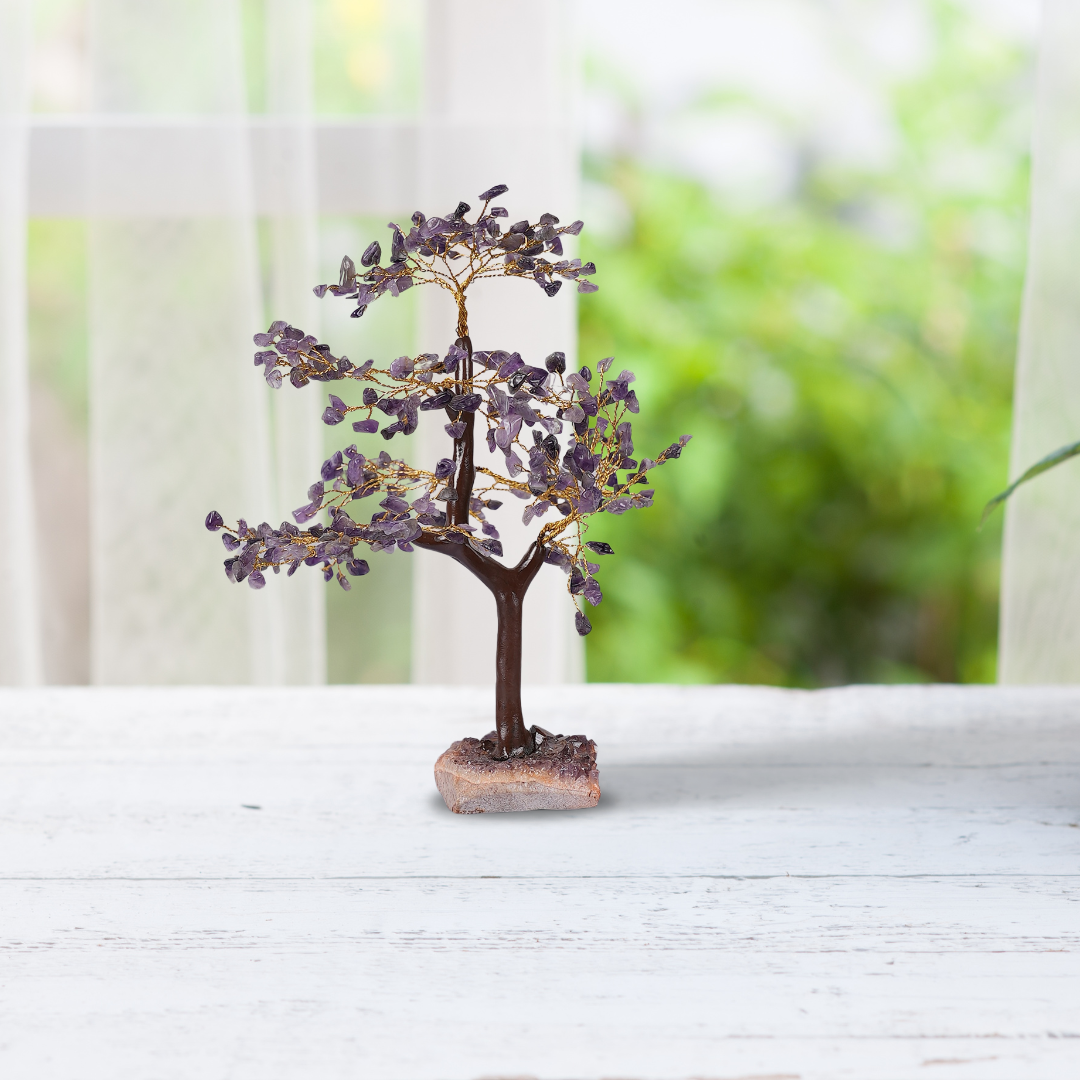 Amethyst With Cluster Tree