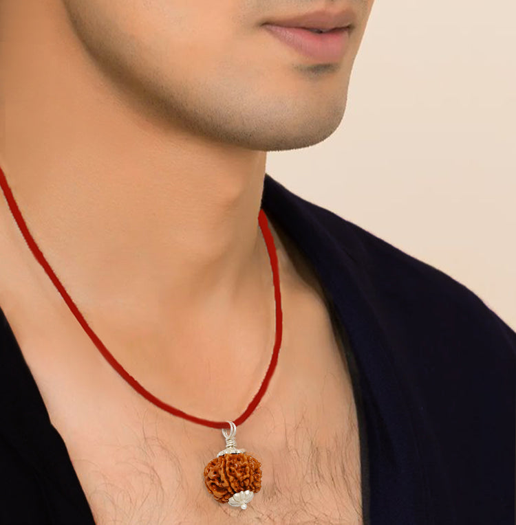 With Silver Pendant