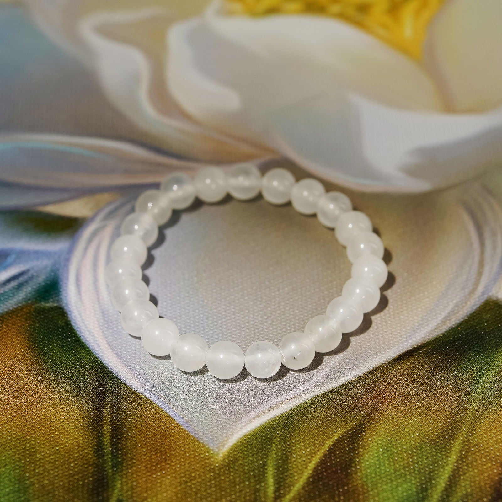 Agate (White) Bracelet - Gemsmantra