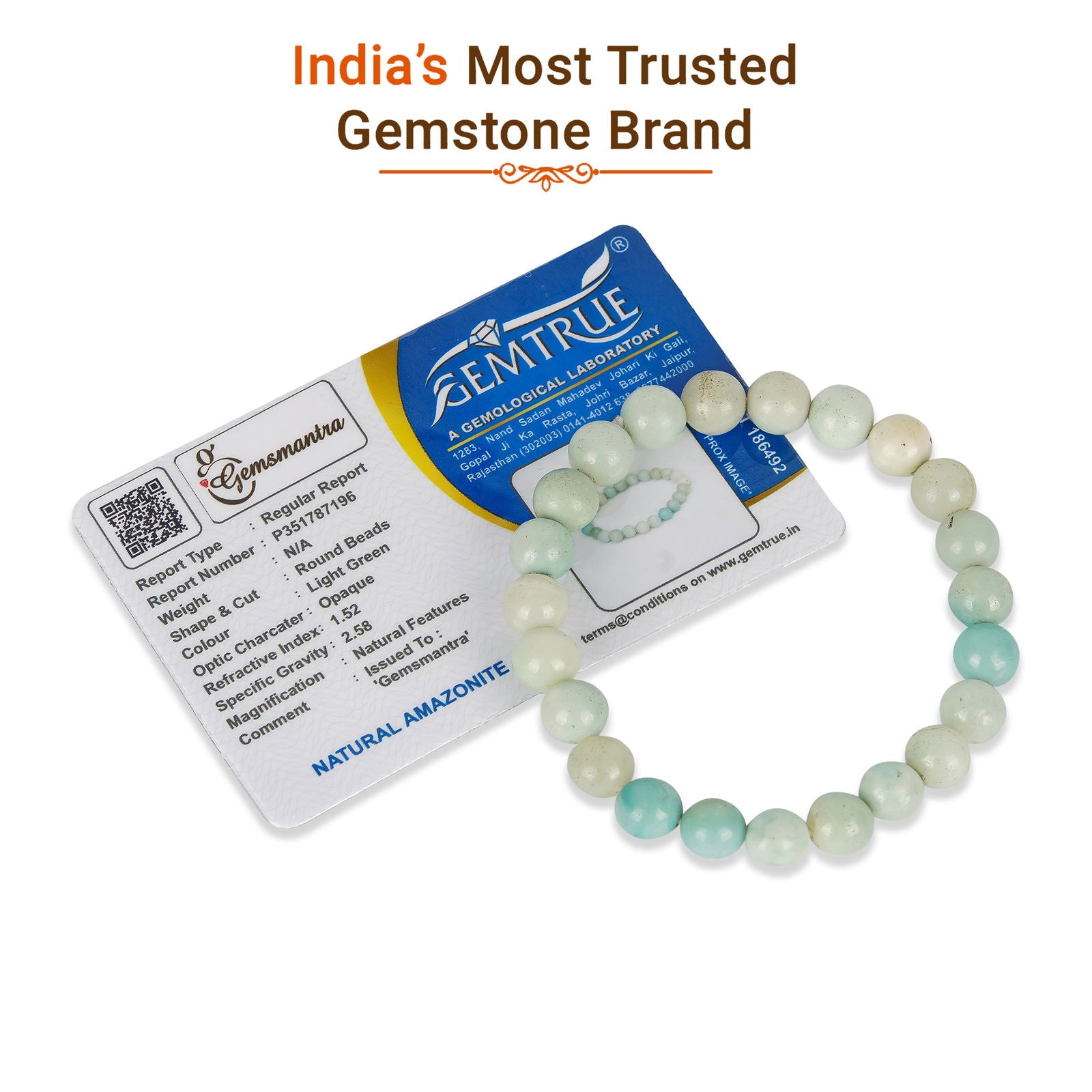 Amazonite Bracelet - Gemsmantra