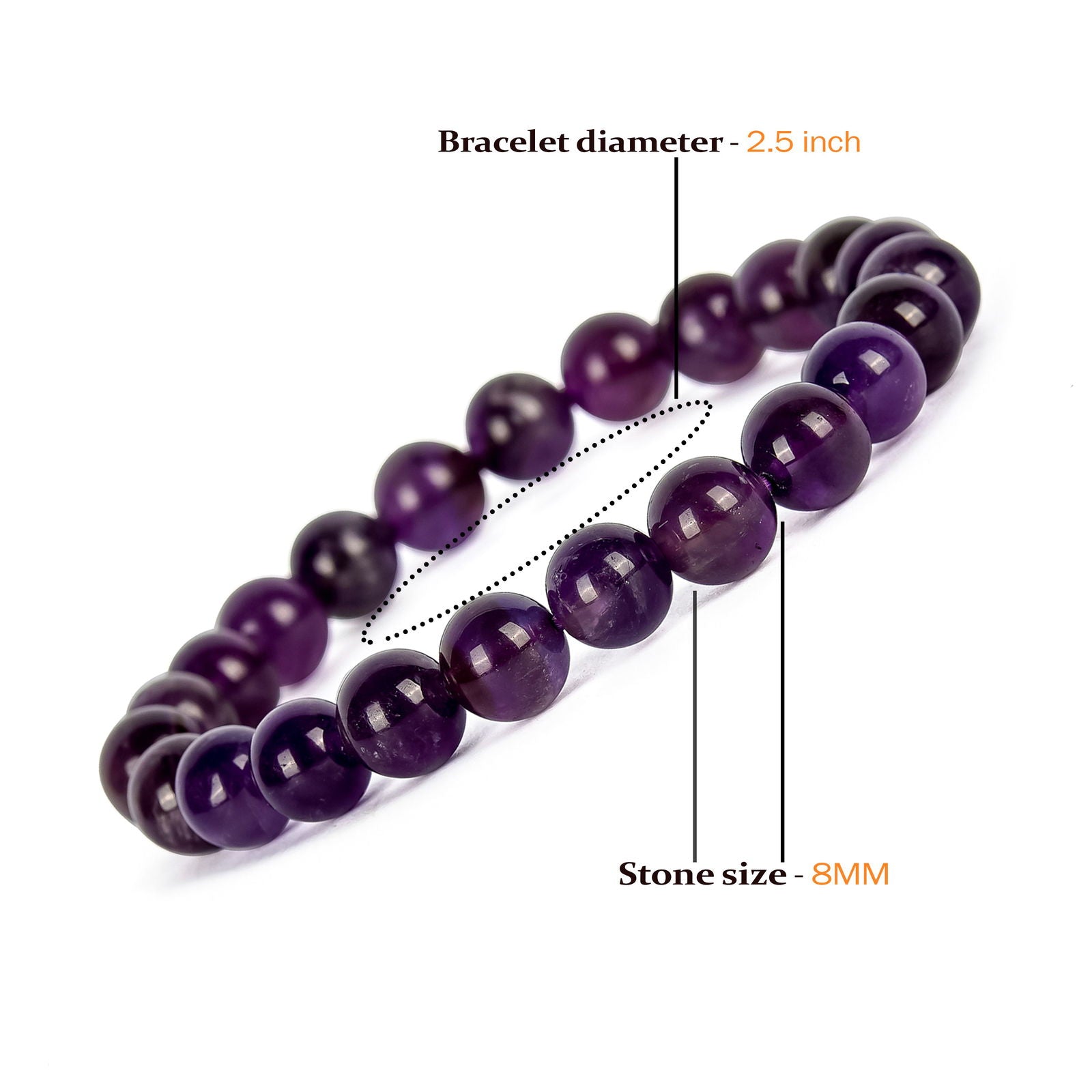 Amethyst Bracelet - Gemsmantra