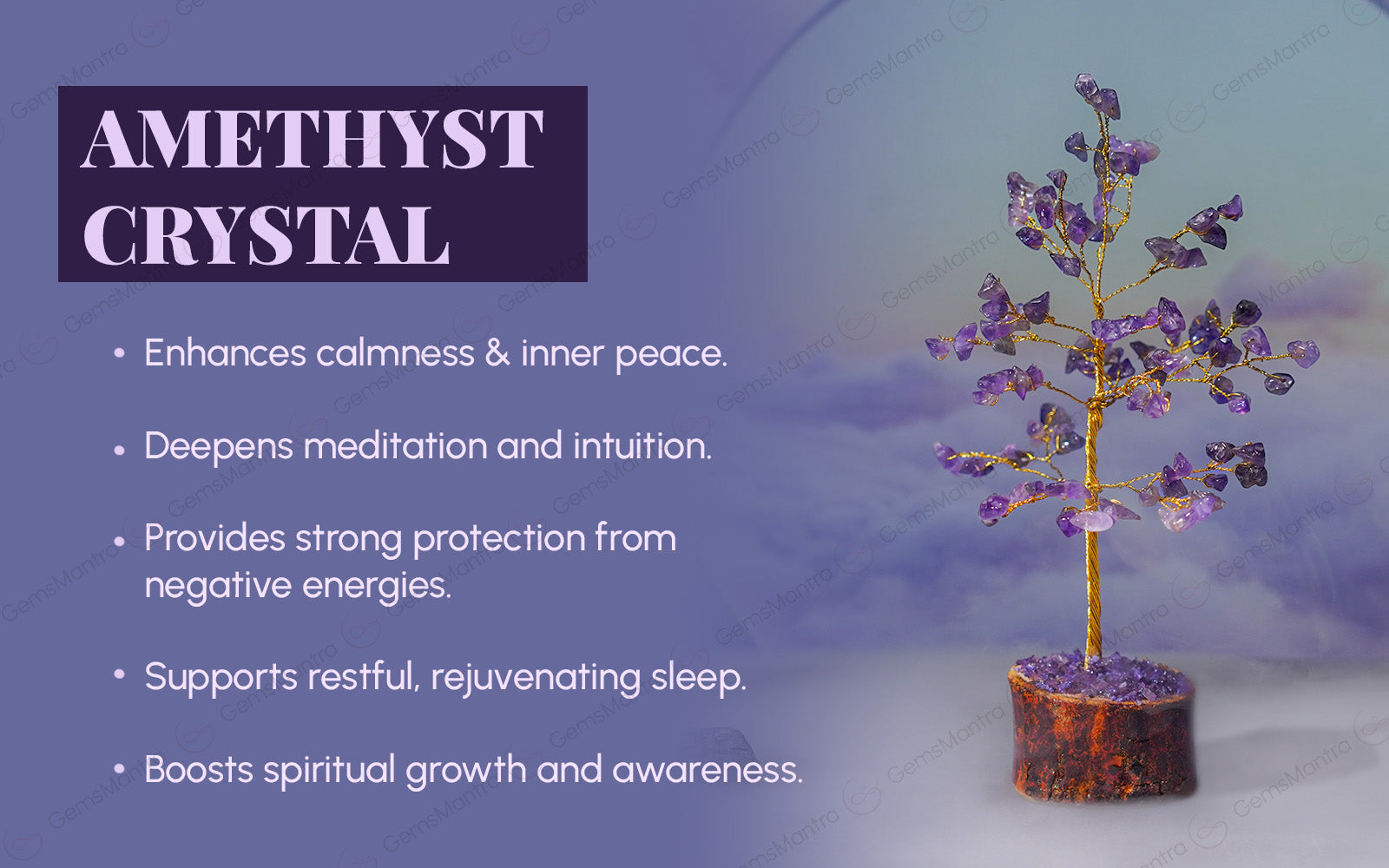 Small Amethyst Crystal Tree
