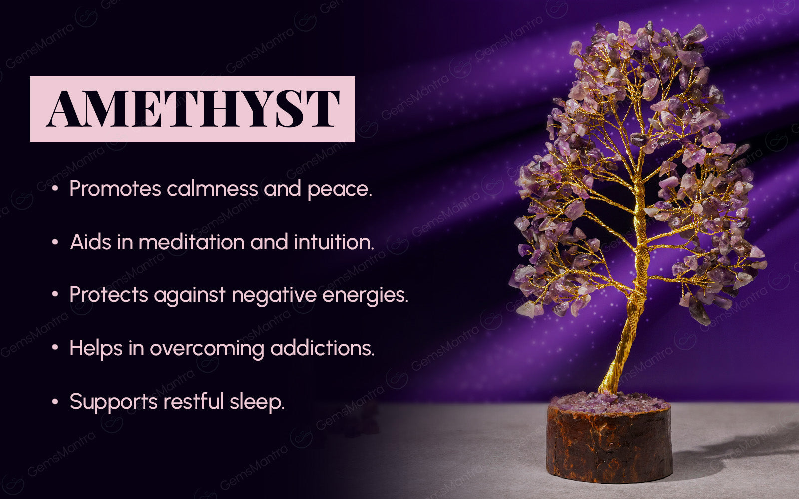 Large Amethyst Crystal Tree