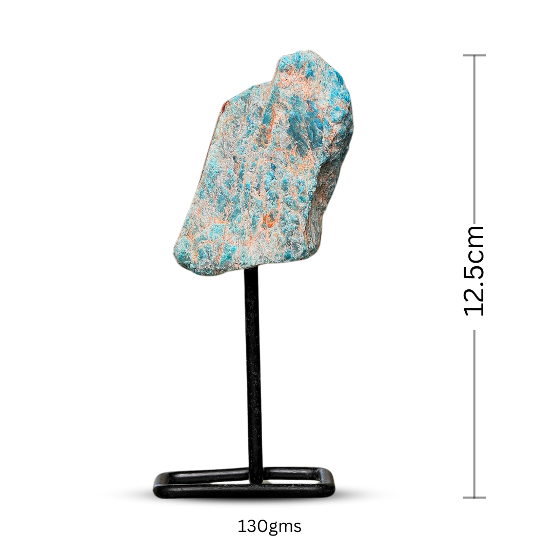 Apatite Raw Stone Stand - Gemsmantra