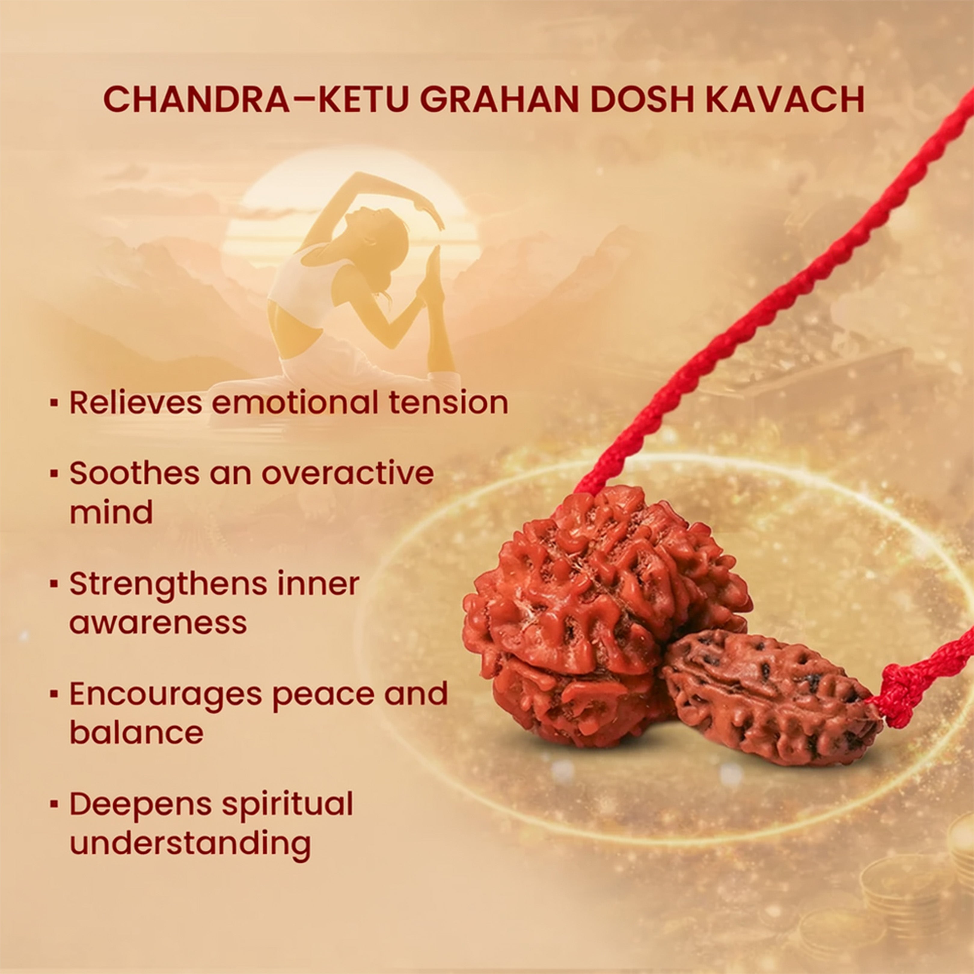 Chandra-Ketu Kavach – 2 & 9 Mukhi Nepali Rudraksha