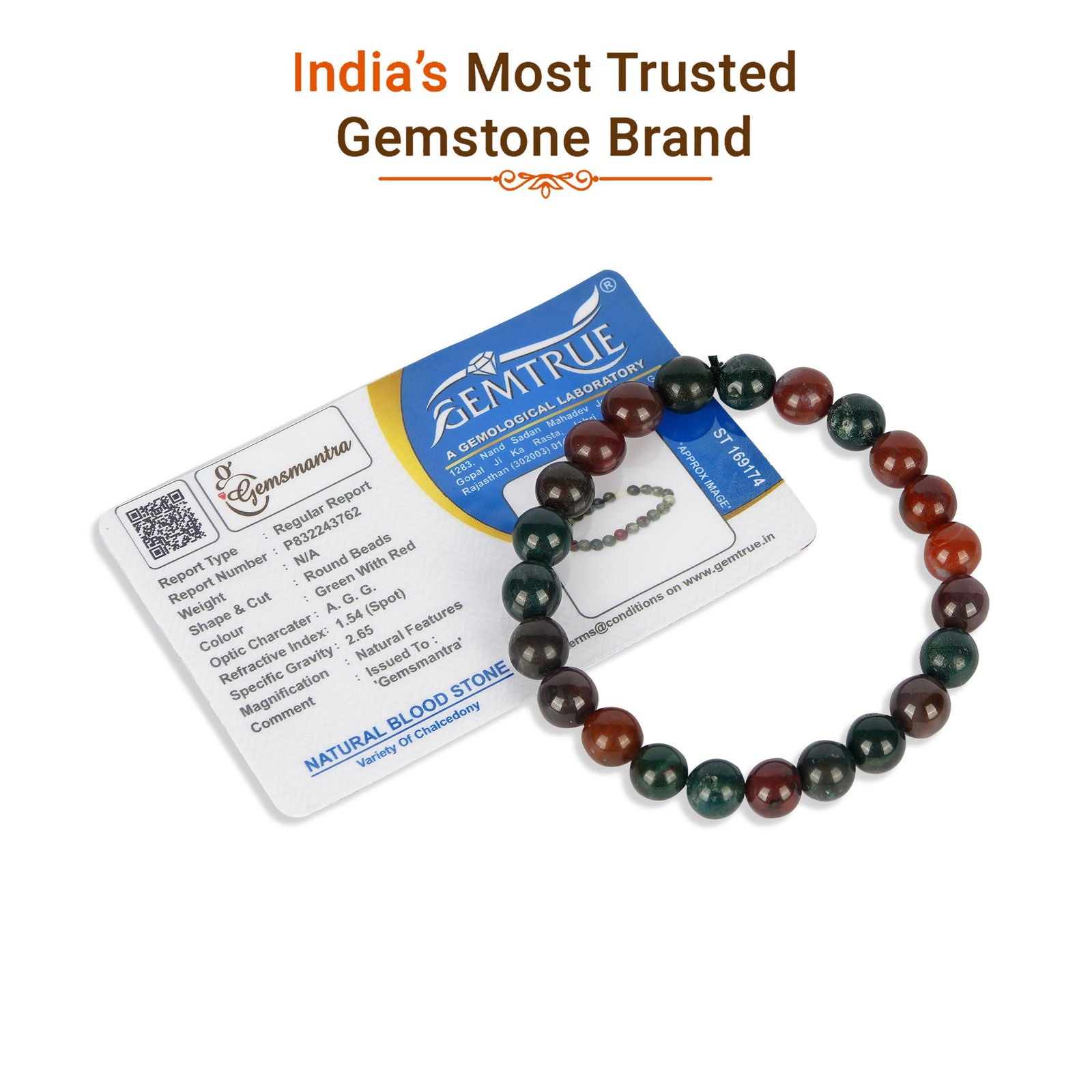 Bloodstone Bracelet - Gemsmantra