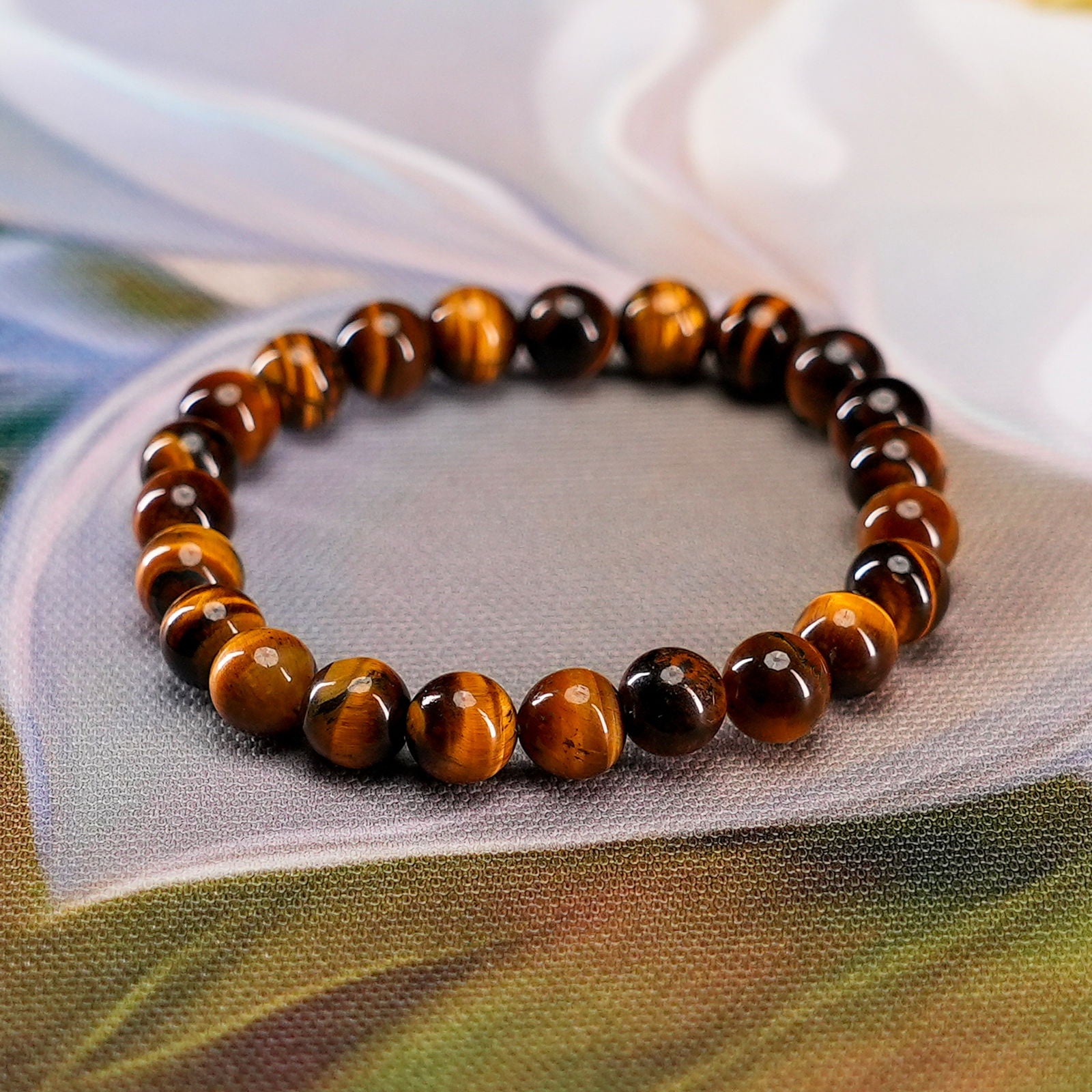 Brown Tiger Eye Bracelet - Gemsmantra