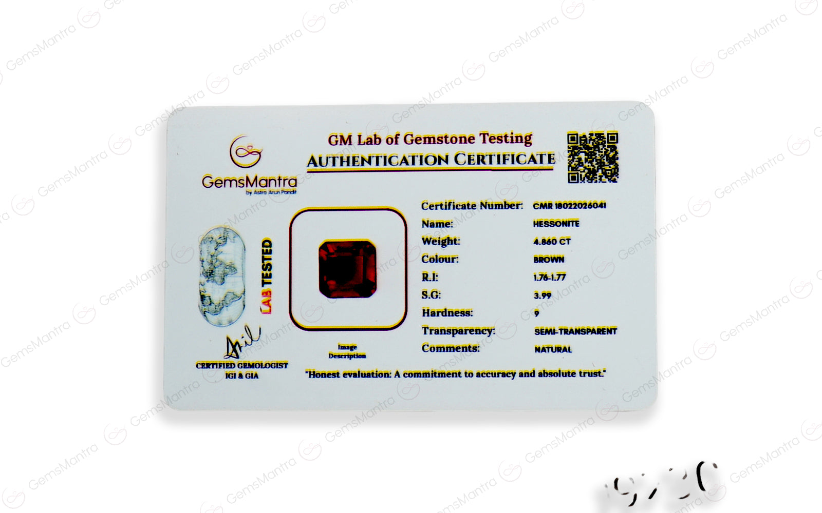 Gomed - 4.86 Carats