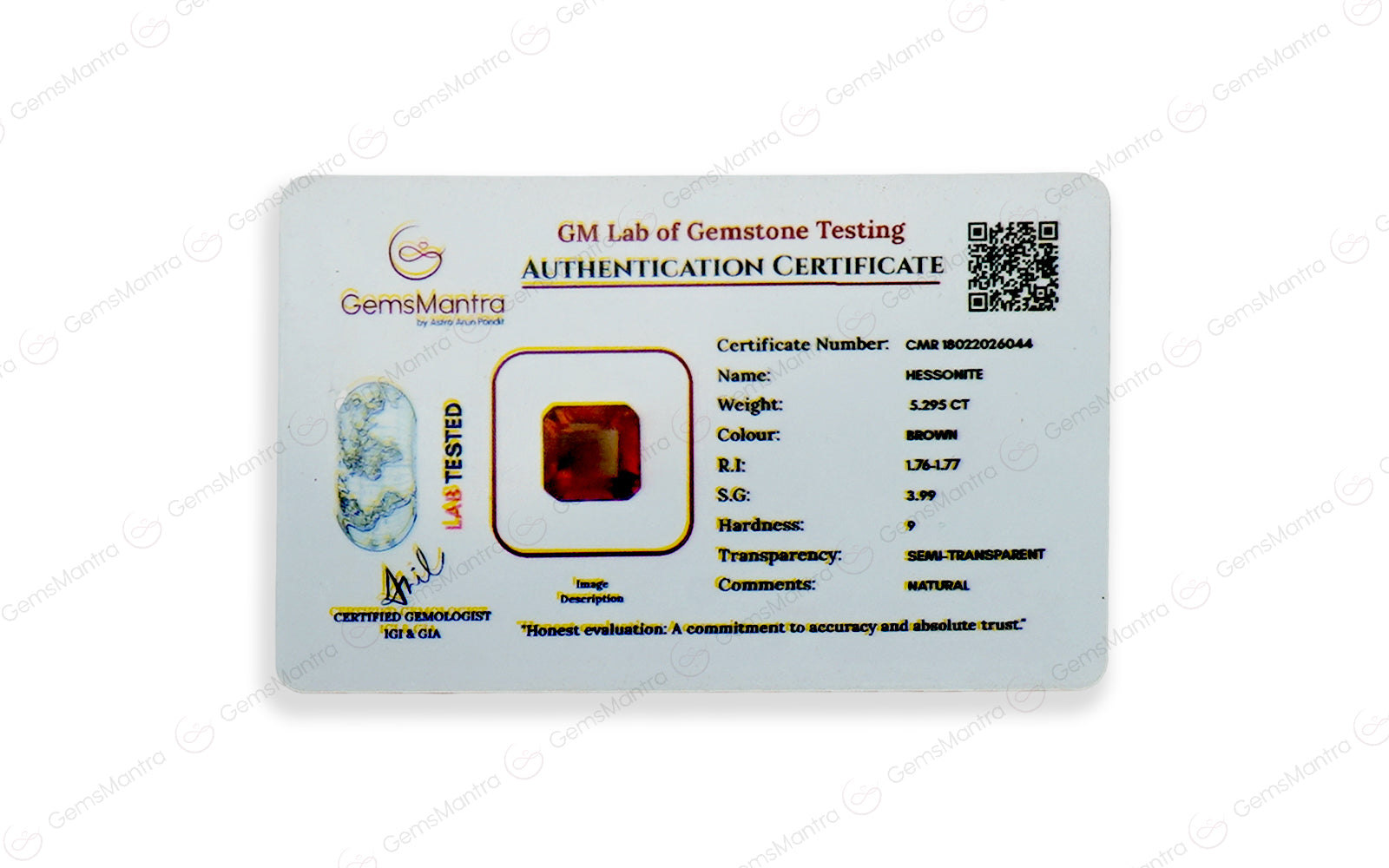 Gomed - 5.295 Carats