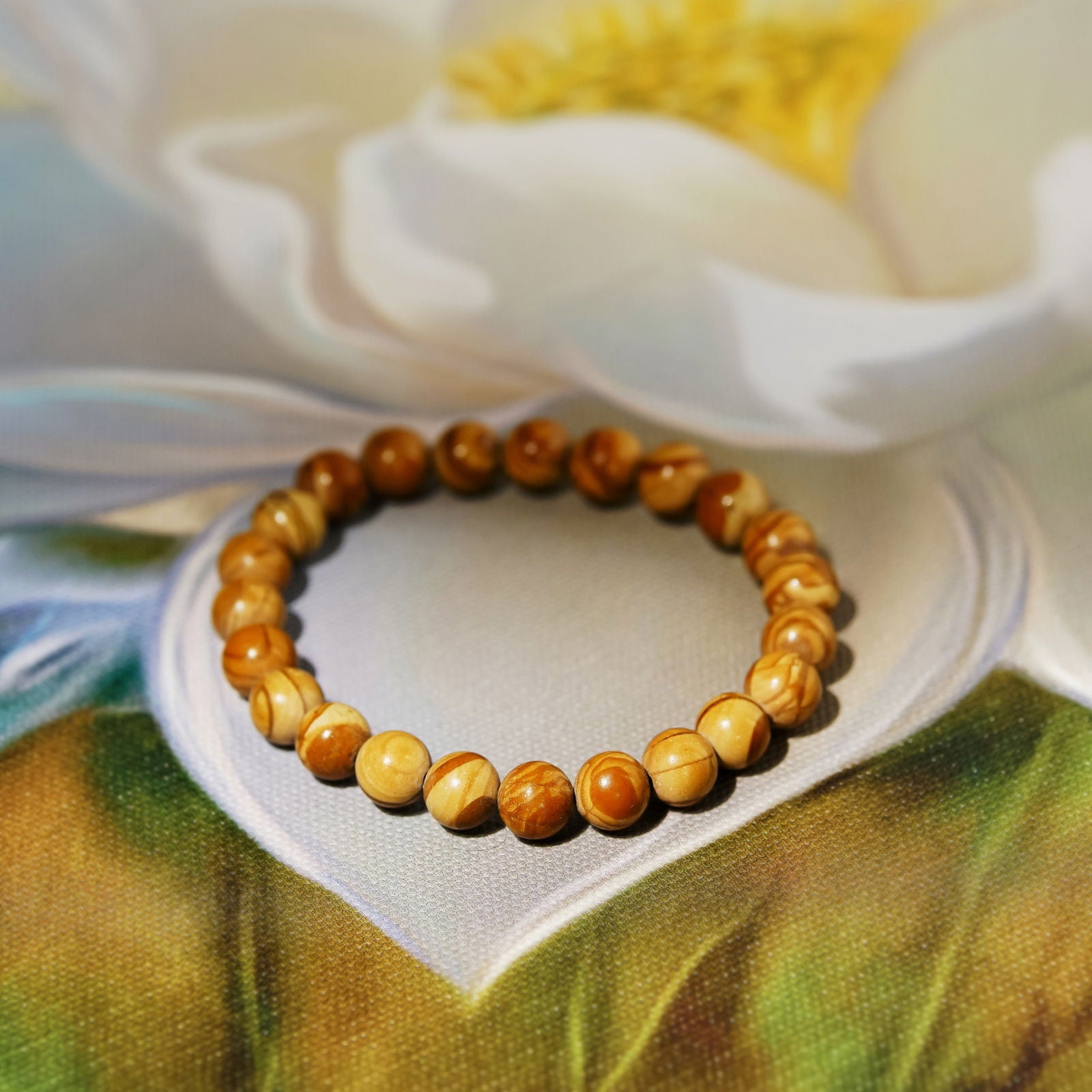 Camel Jasper Bracelet - Gemsmantra