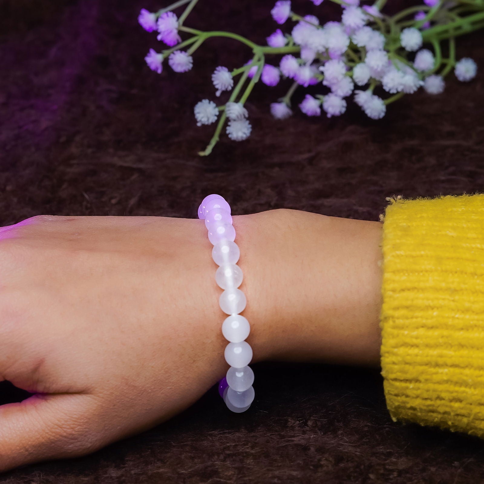 Chalcedony (Hakik) Bracelet - Gemsmantra