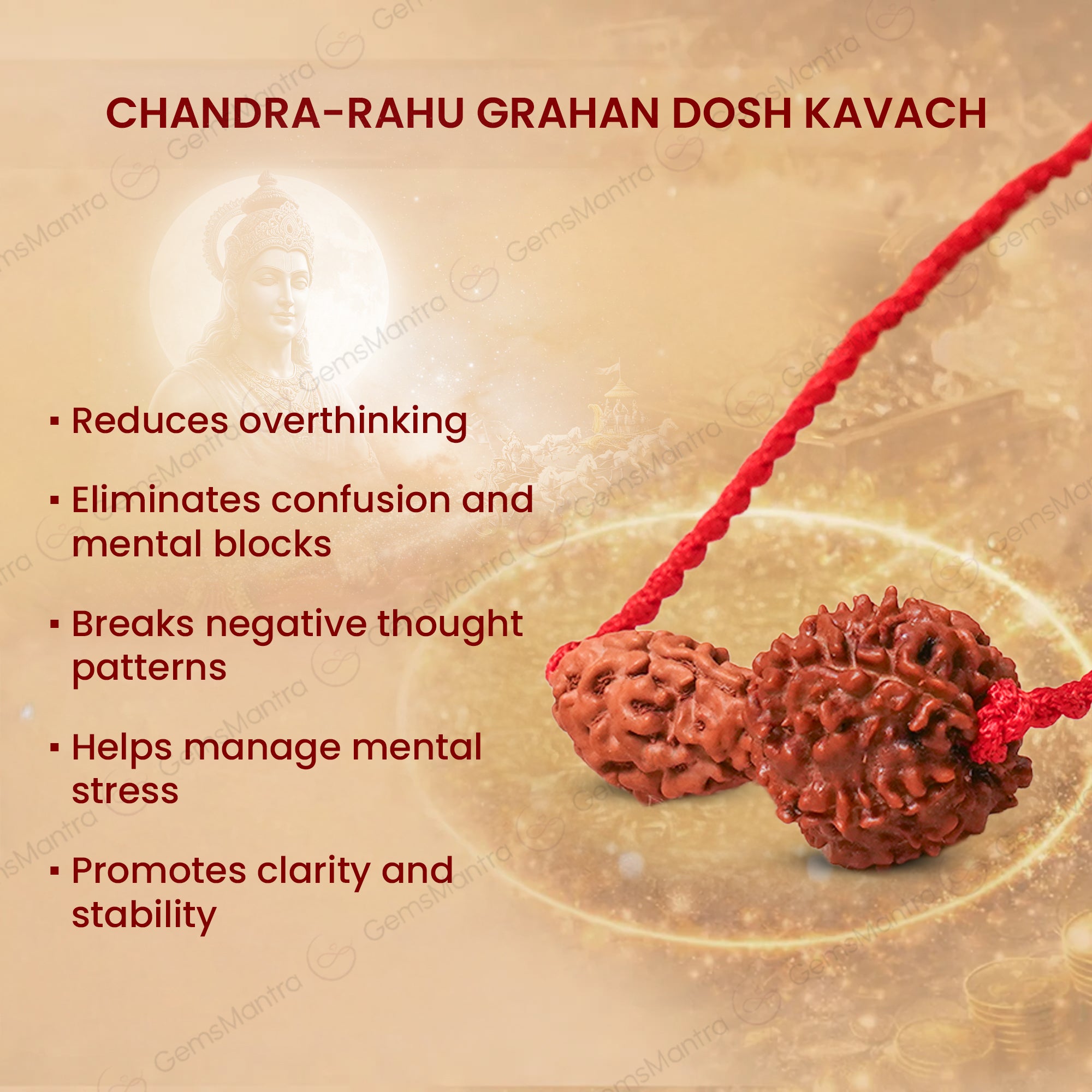 Chandra-Rahu Grahan Dosh Kavach
