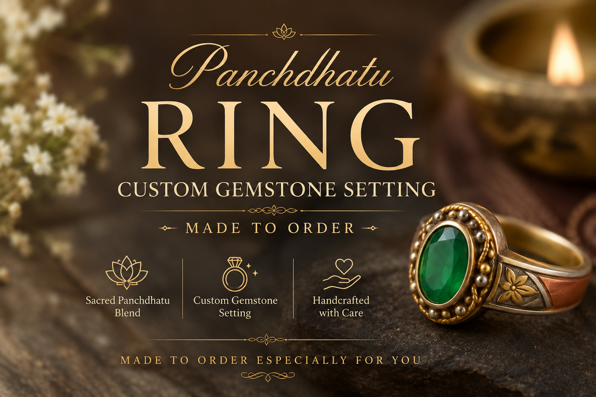 Panchdhatu Ring – Custom Gemstone Setting, Made to Order