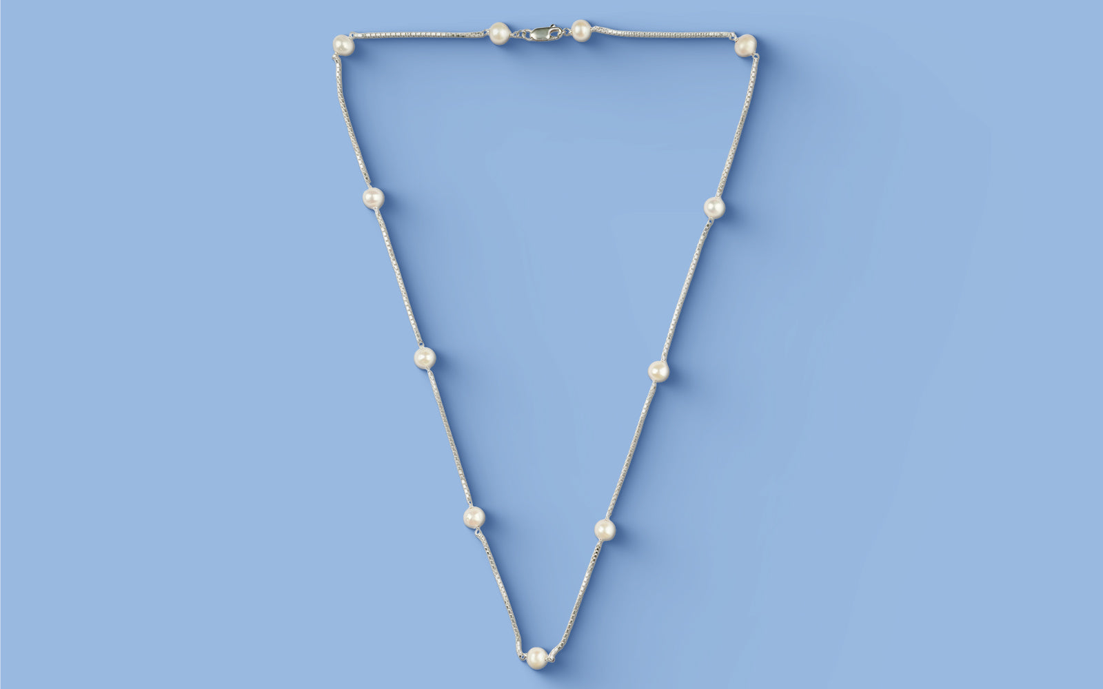 Pearl Silver Chain