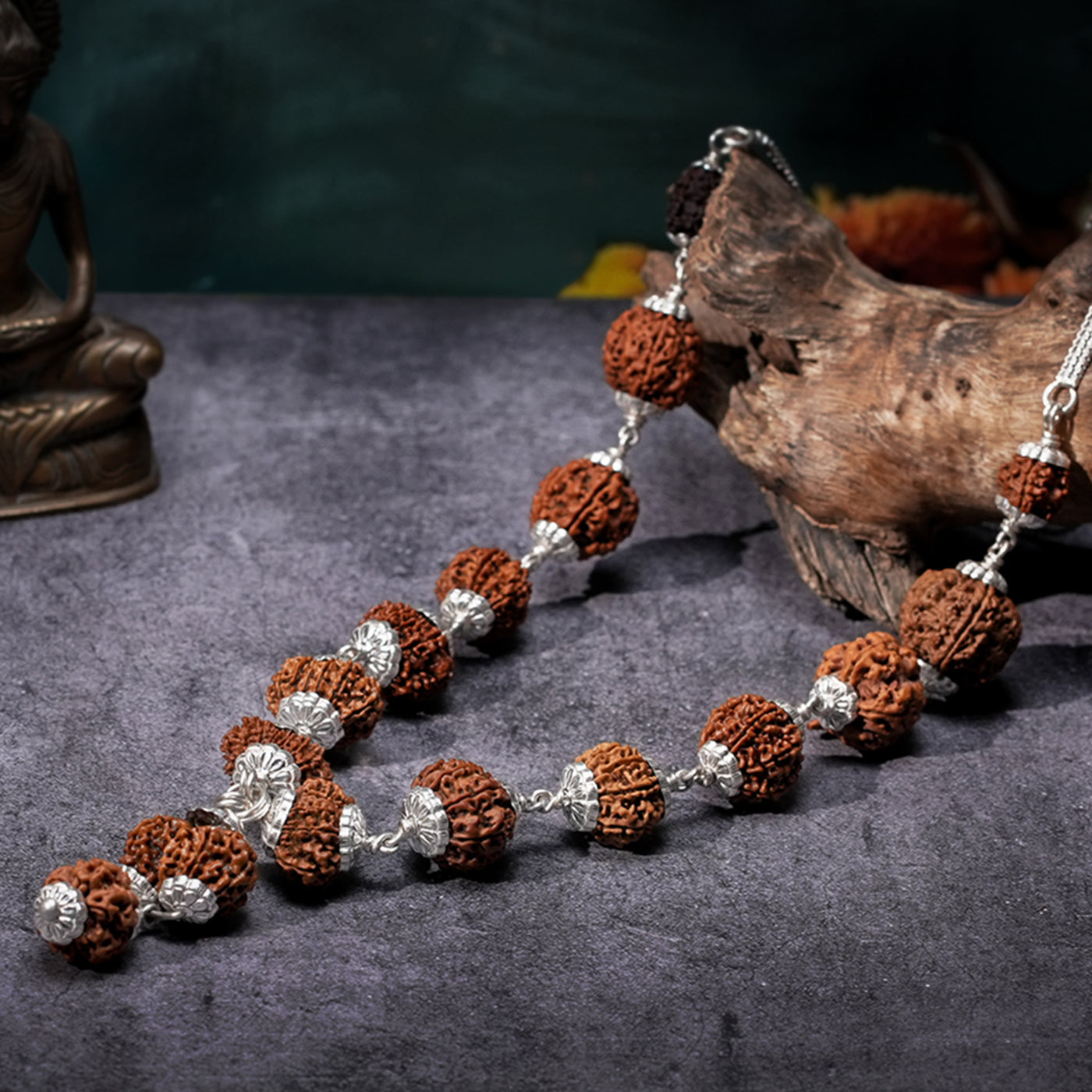 1-14 Mukhi Rudraksha Mala (Siddha Mala)