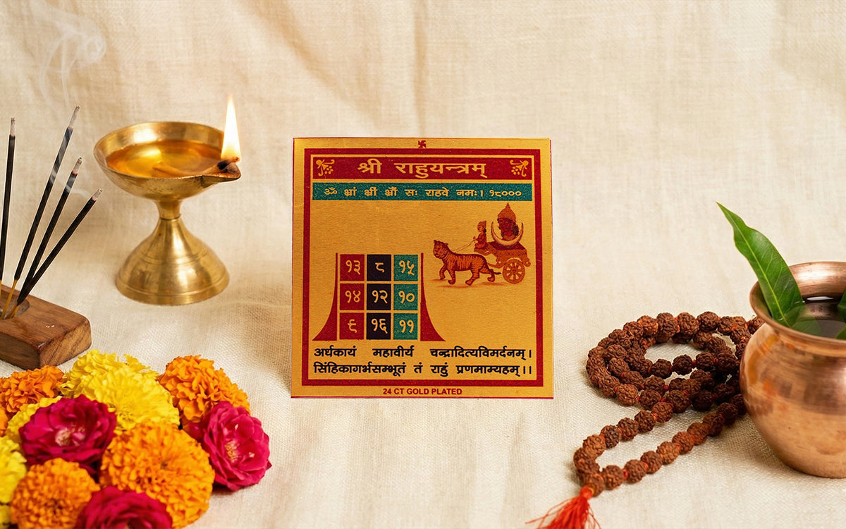 Rahu Yantra for Focus and Steady Progress | GemsMantra