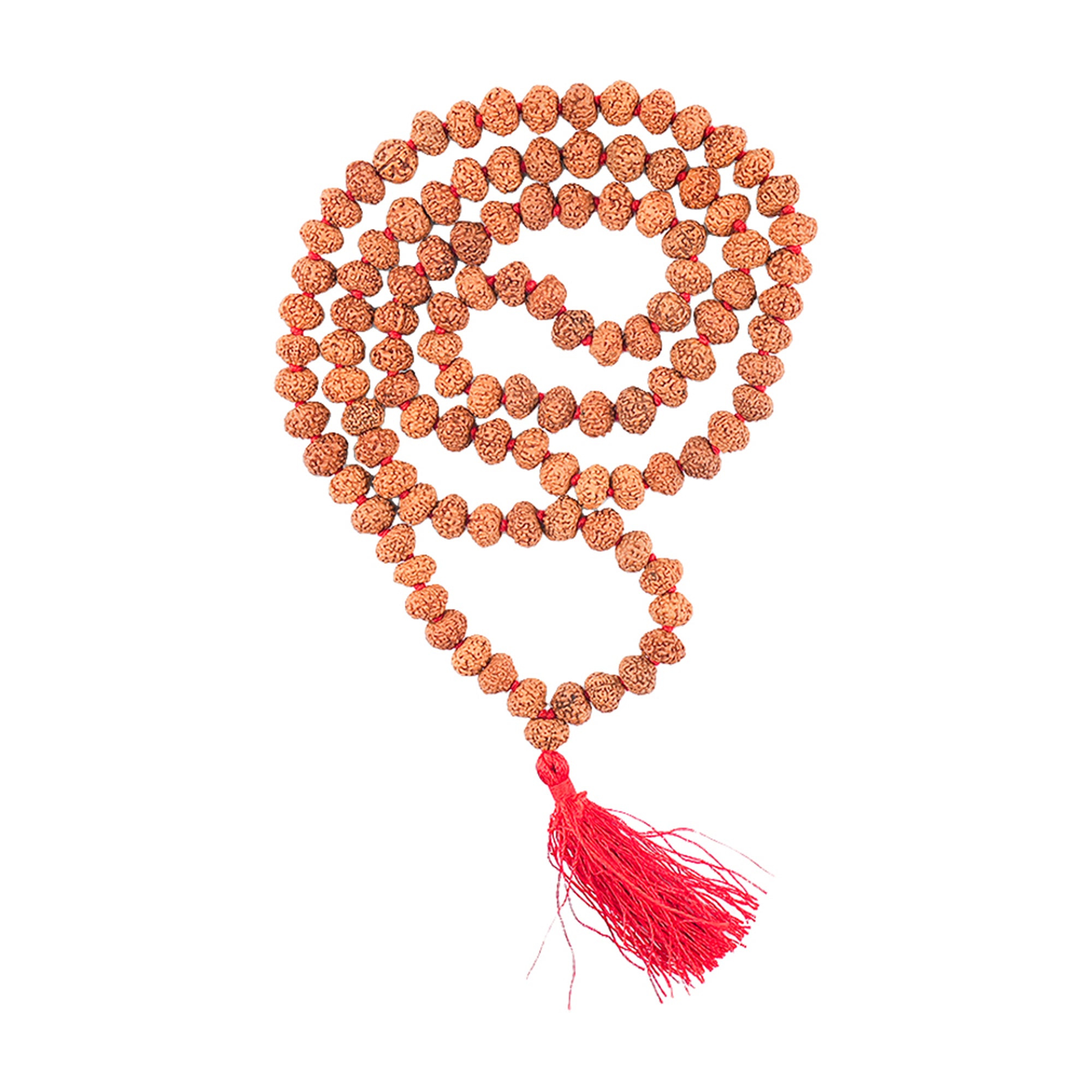 7 Mukhi Rudraksha Mala – 108 Nepali Beads, for Japa