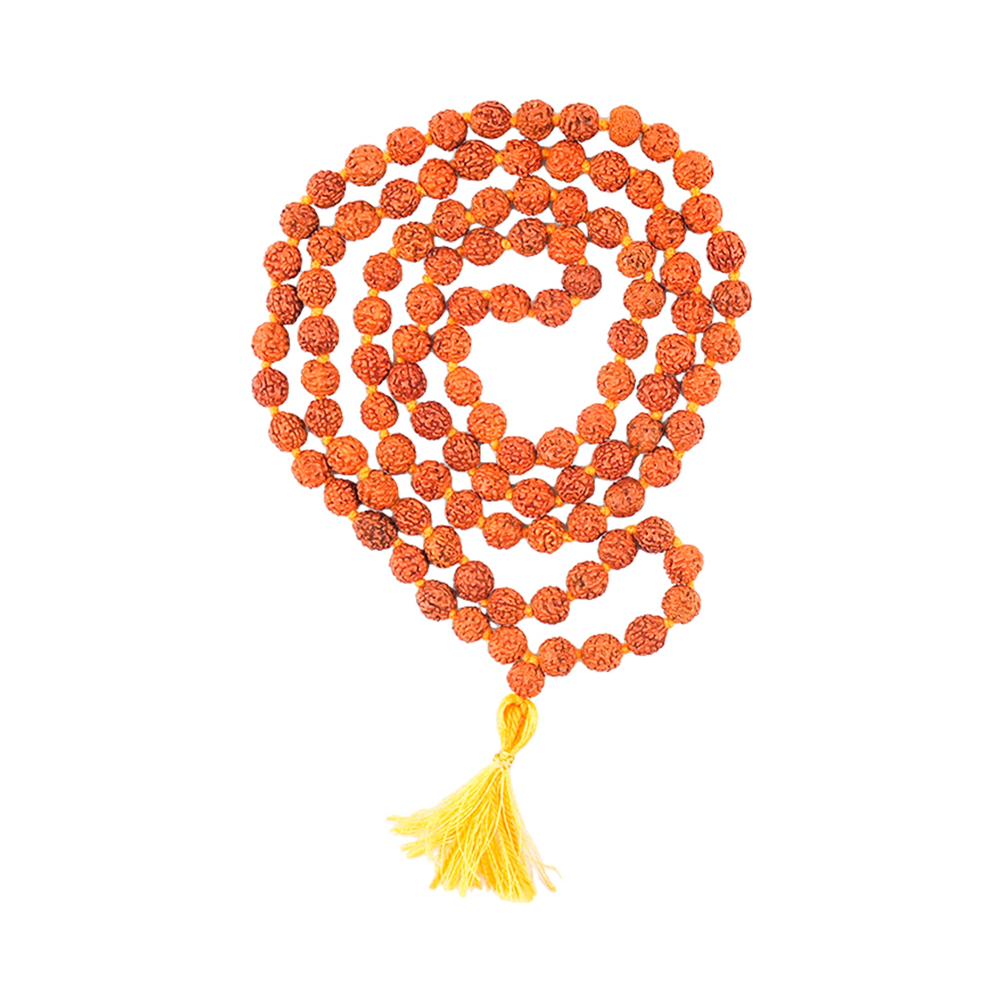 5 Mukhi Rudraksha Mala – 108+1 Beads, for Japa