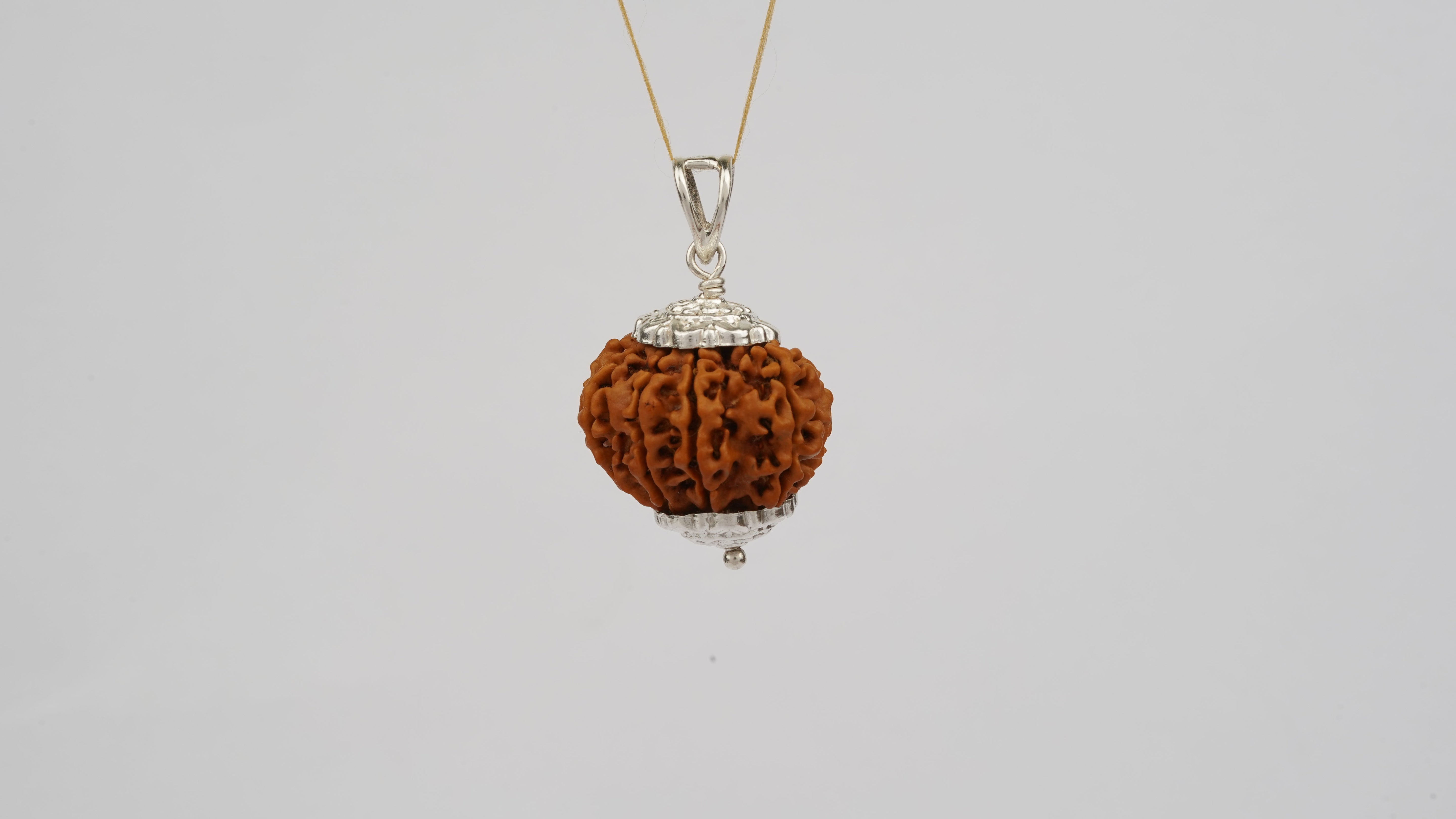 Abhimantrit Natural 9 Mukhi Rudraksha (Nepali)