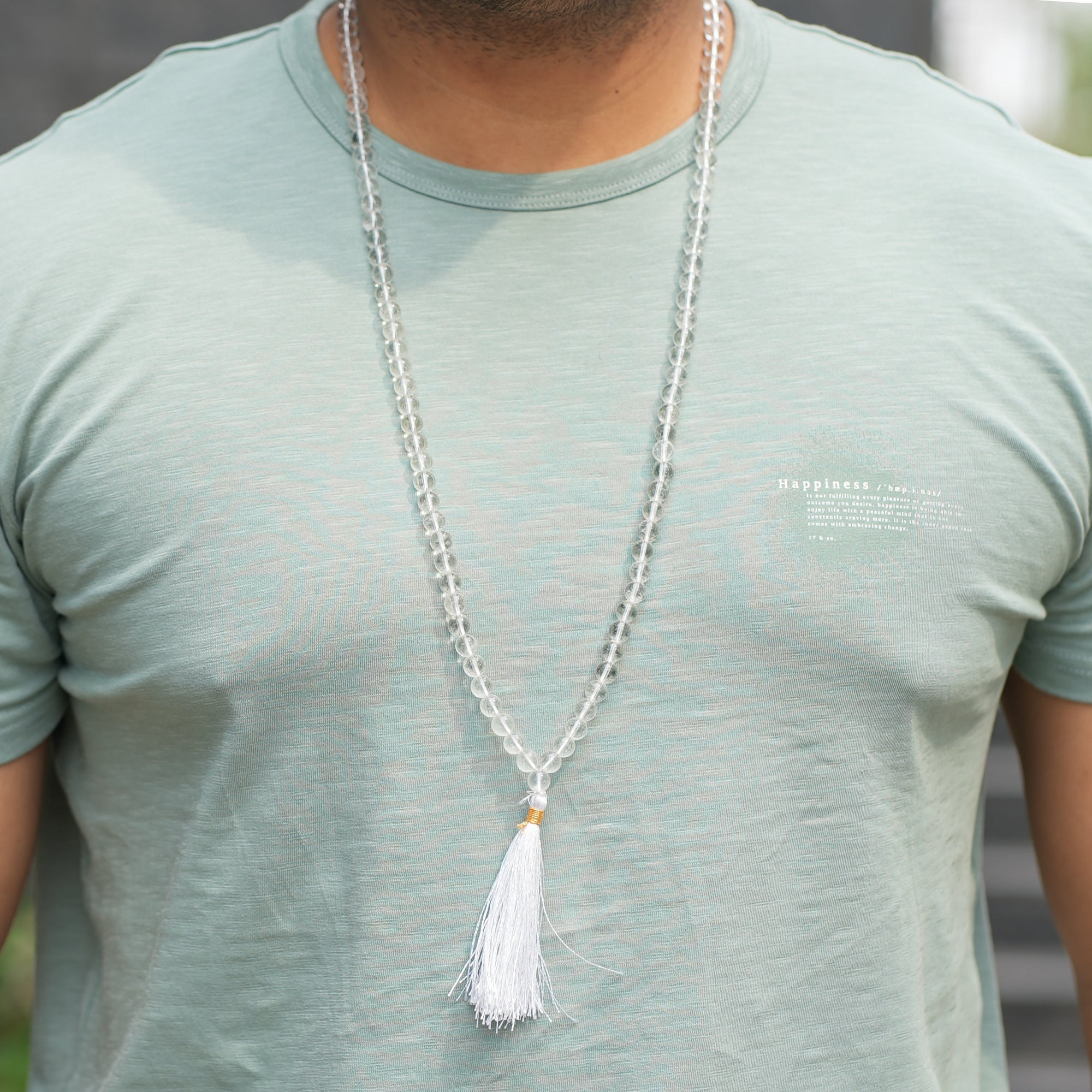 Sphatik Mala (Clear Quartz) – for Japa & Peace