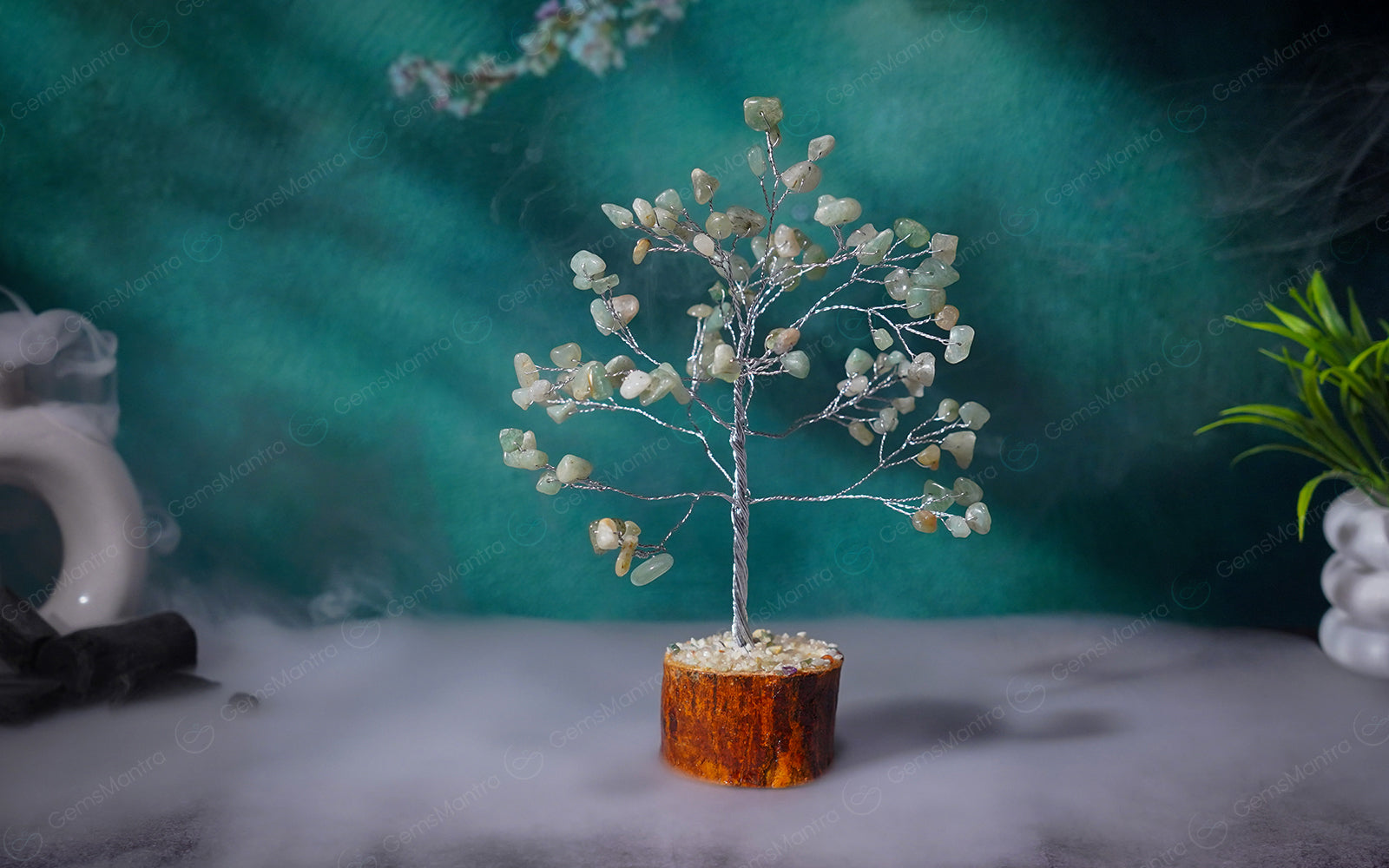 Small Green aventurine Crystal Tree