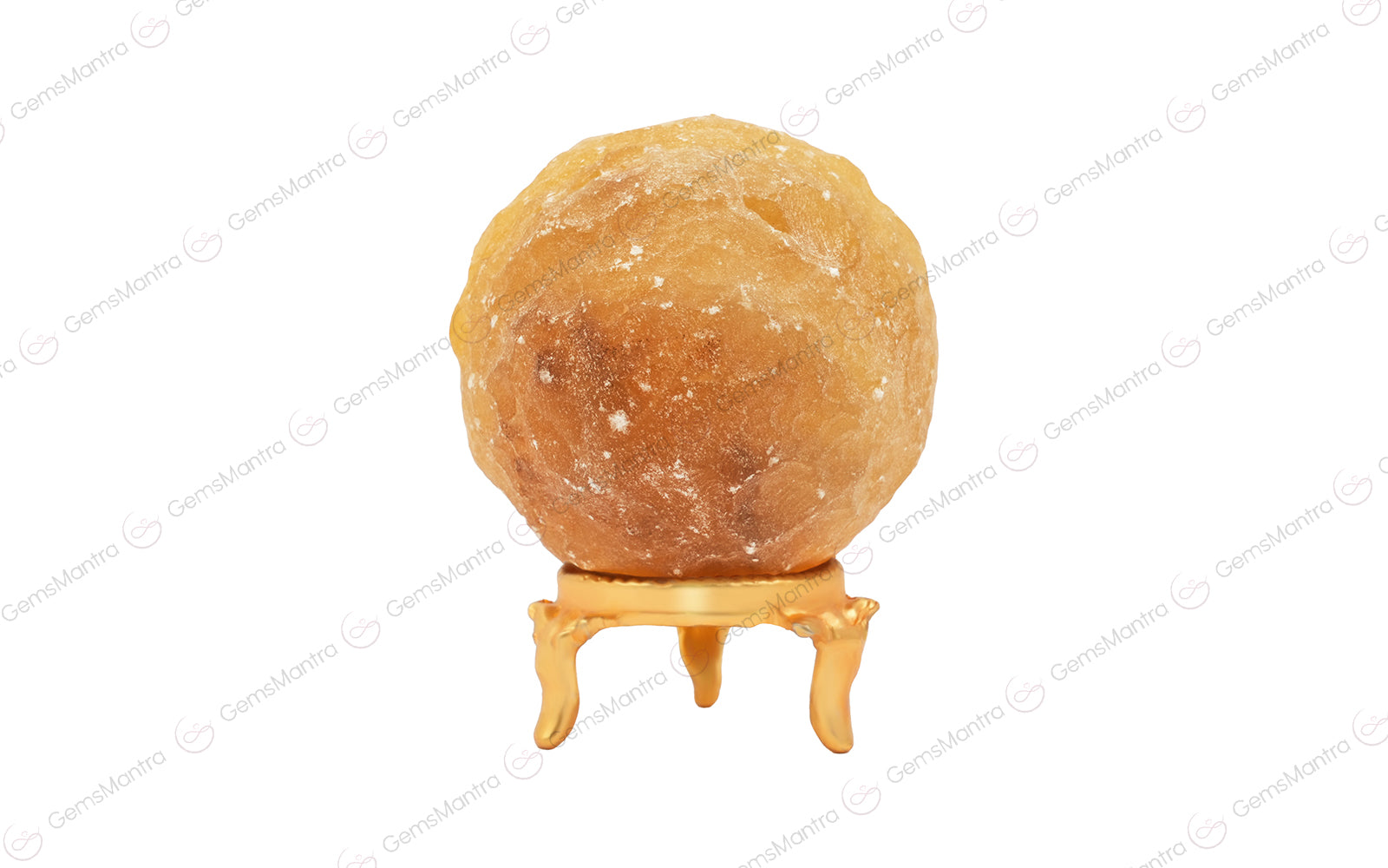 Yellow Fluorite Moon Sphere Ball