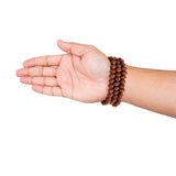 7 Mukhi Rudraksha Mala – 108 Nepali Beads, for Japa
