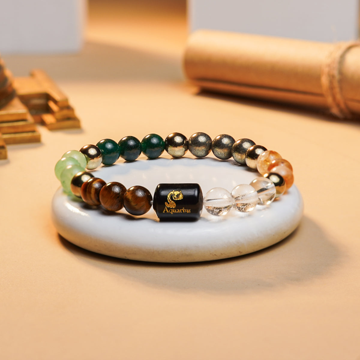 Dhan Yog Bracelet with Zodiac Charm – Wealth & Luck